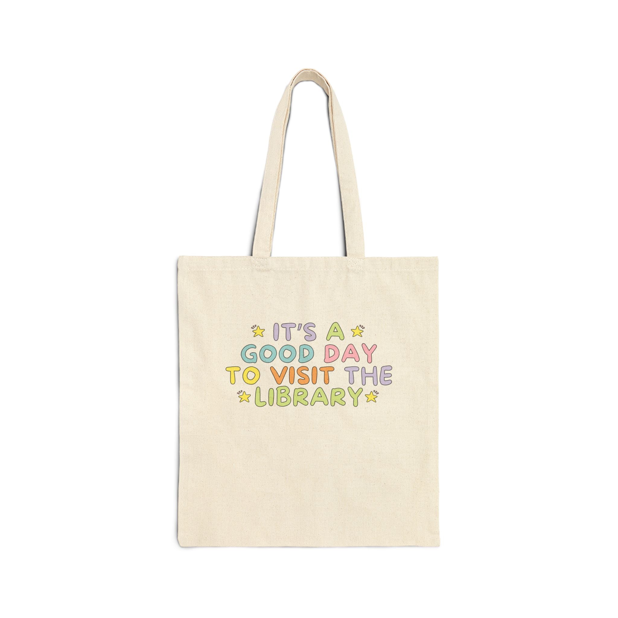 Tote: A Good Day to Visit the Library - Opal and June