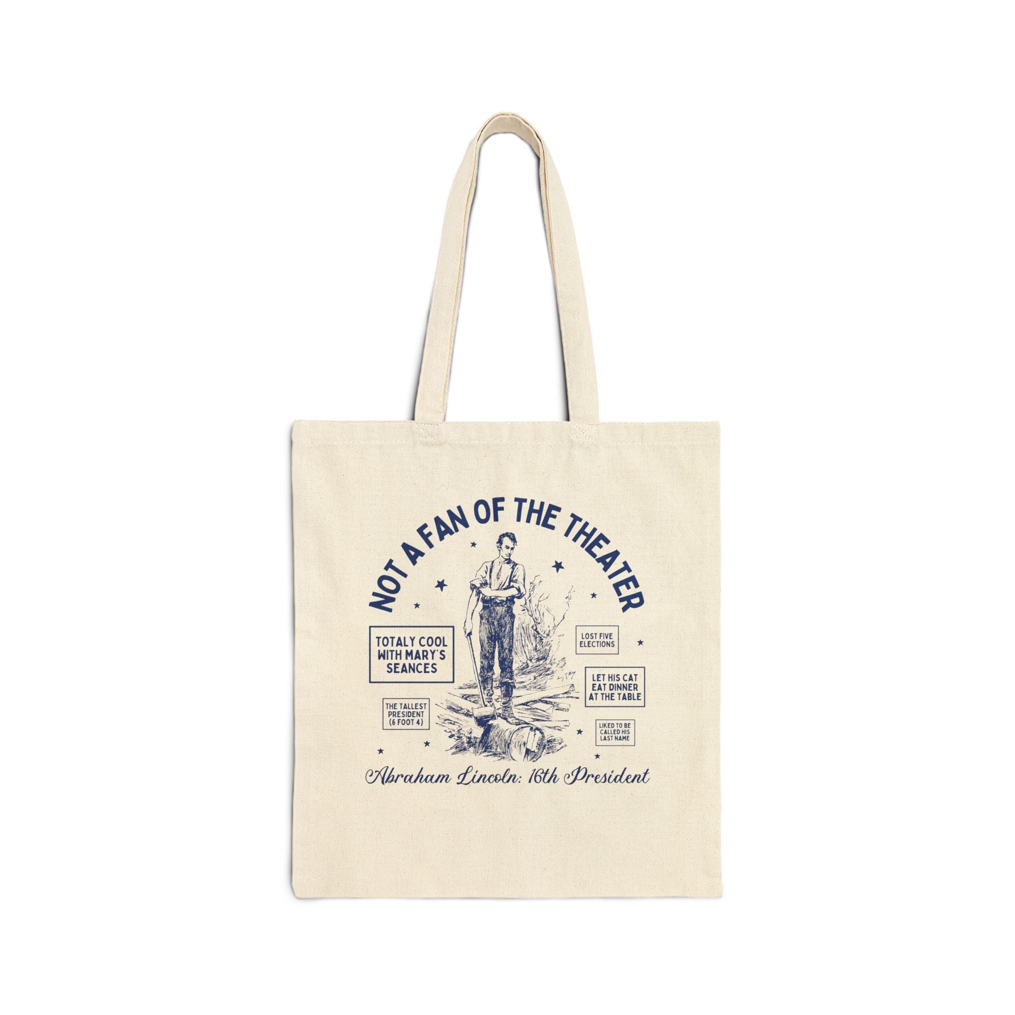 Tote Bag: Abraham Lincoln Fun Facts - Opal and June