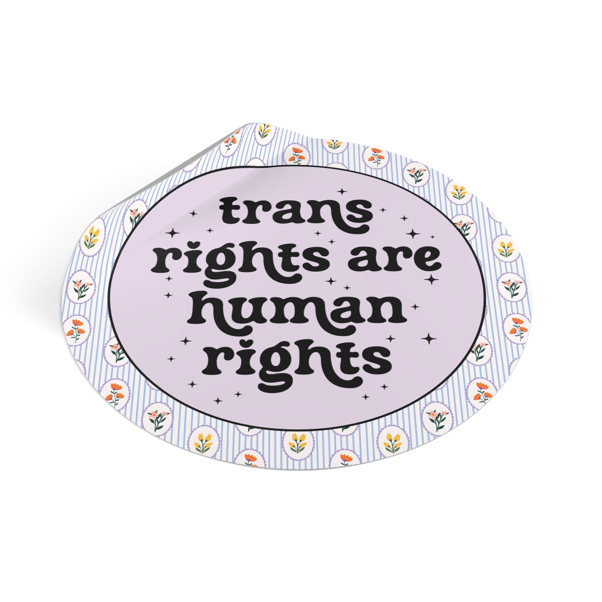 Trans Rights are Human Rights Sticker - Opal and June