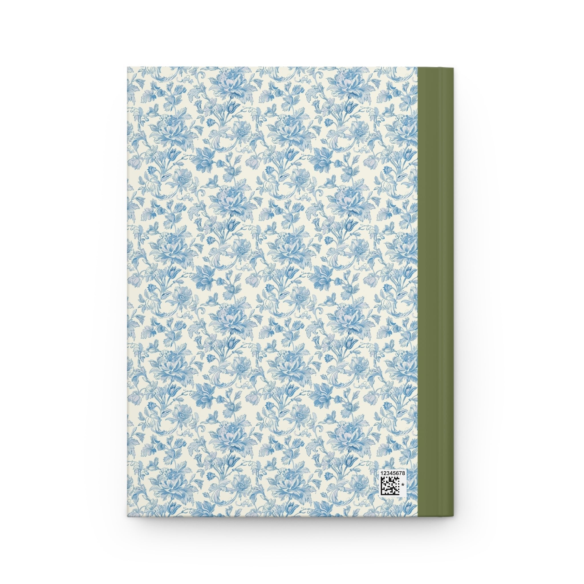 Travel Notebook for Bookworm who Loves Fantasy Romance Books or Romantasy Novels, Cute Floral Toile Journal for Friend, Daughter who Travels - Opal and June