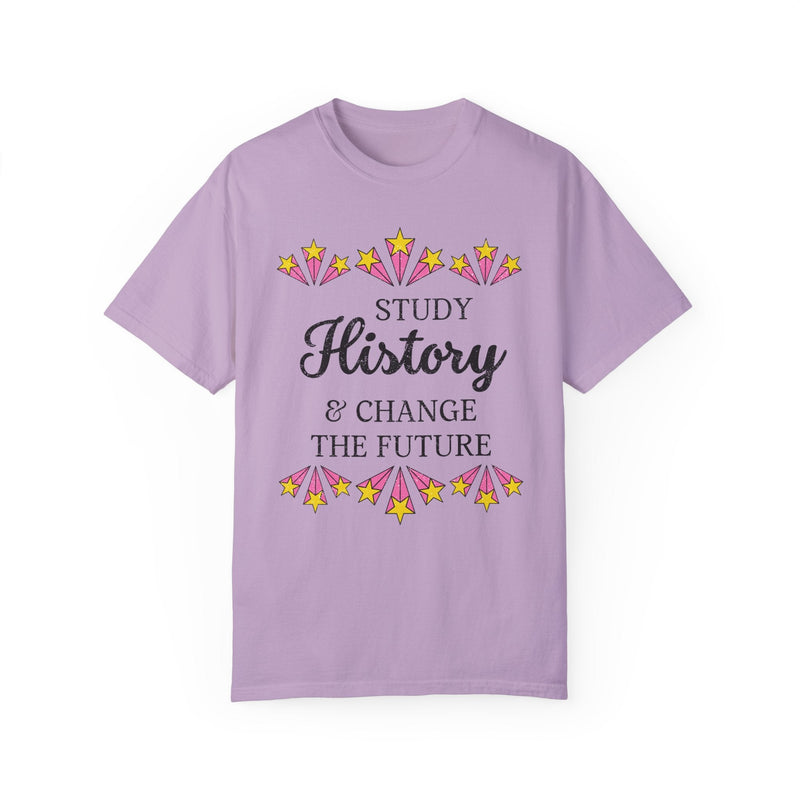 Trendy Aesthetic Tee Shirt for History Lover: Study History and Change the Future | Shirt for History Major or Professor, History Teacher - Opal and June