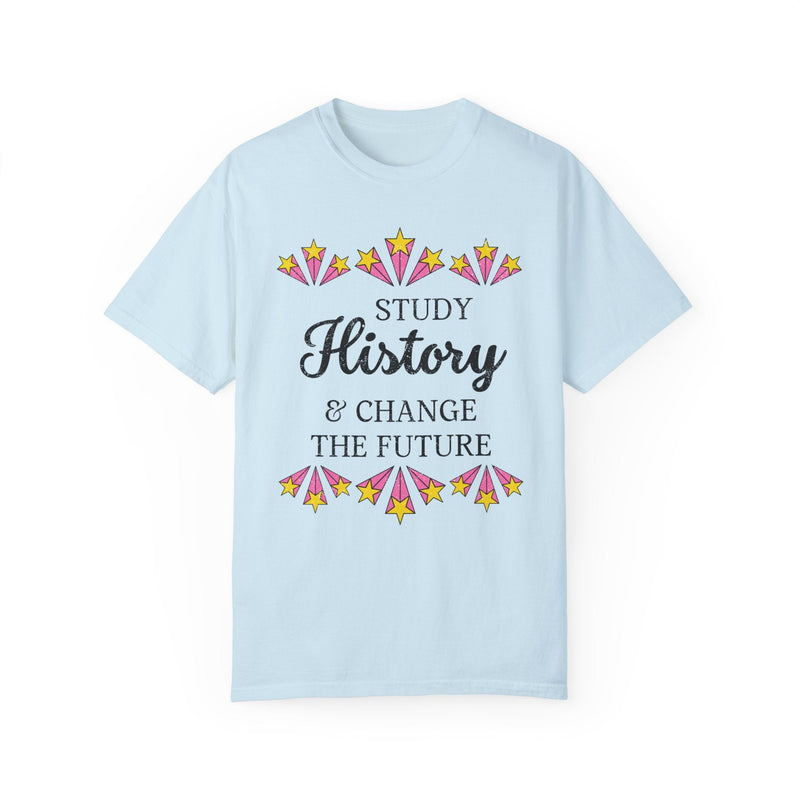 Trendy Aesthetic Tee Shirt for History Lover: Study History and Change the Future | Shirt for History Major or Professor, History Teacher - Opal and June