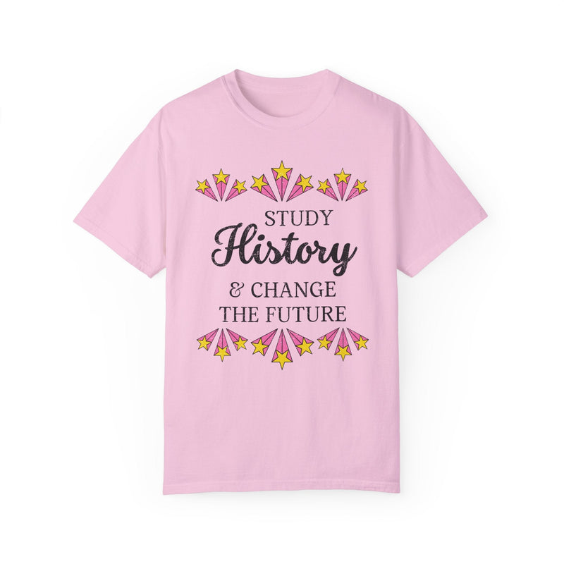 Trendy Aesthetic Tee Shirt for History Lover: Study History and Change the Future | Shirt for History Major or Professor, History Teacher - Opal and June