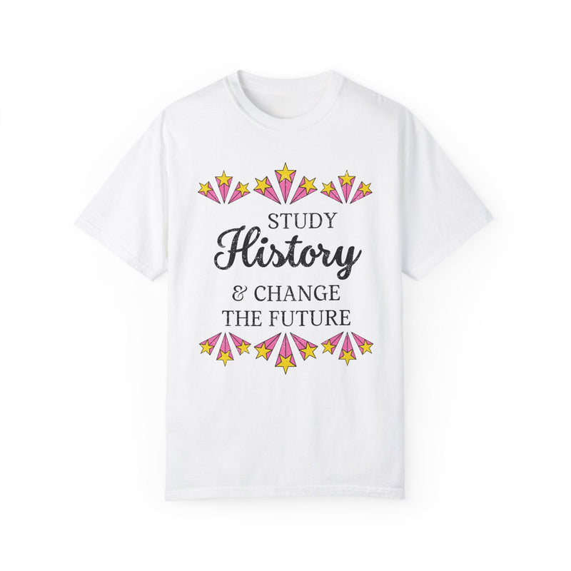 Trendy Aesthetic Tee Shirt for History Lover: Study History and Change the Future | Shirt for History Major or Professor, History Teacher - Opal and June