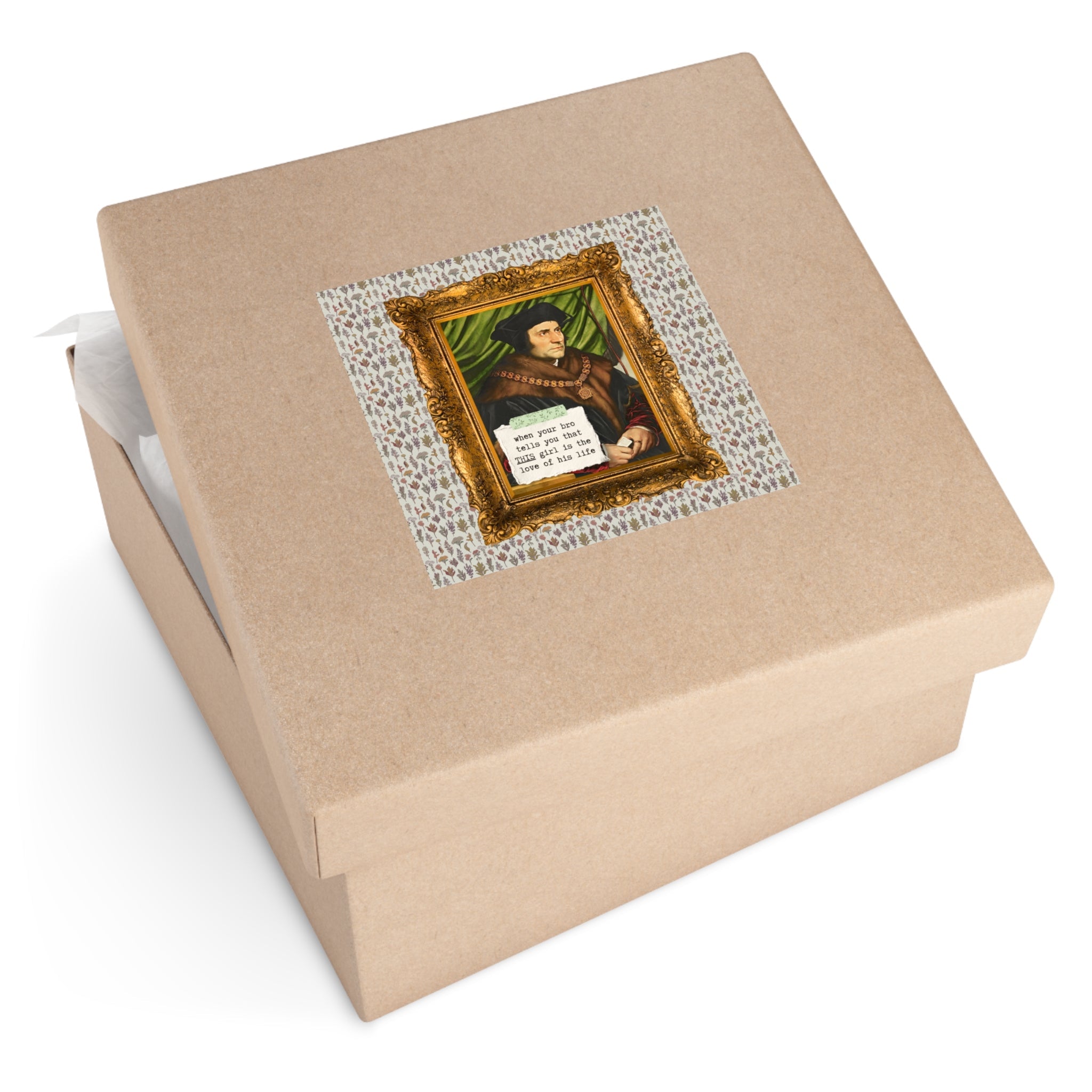 Tudor History Art History Tee Shirt: Thomas More and King Henry the 8th, Famous European Monarchs, 16th Century History. Funny History Shirt - Opal and June