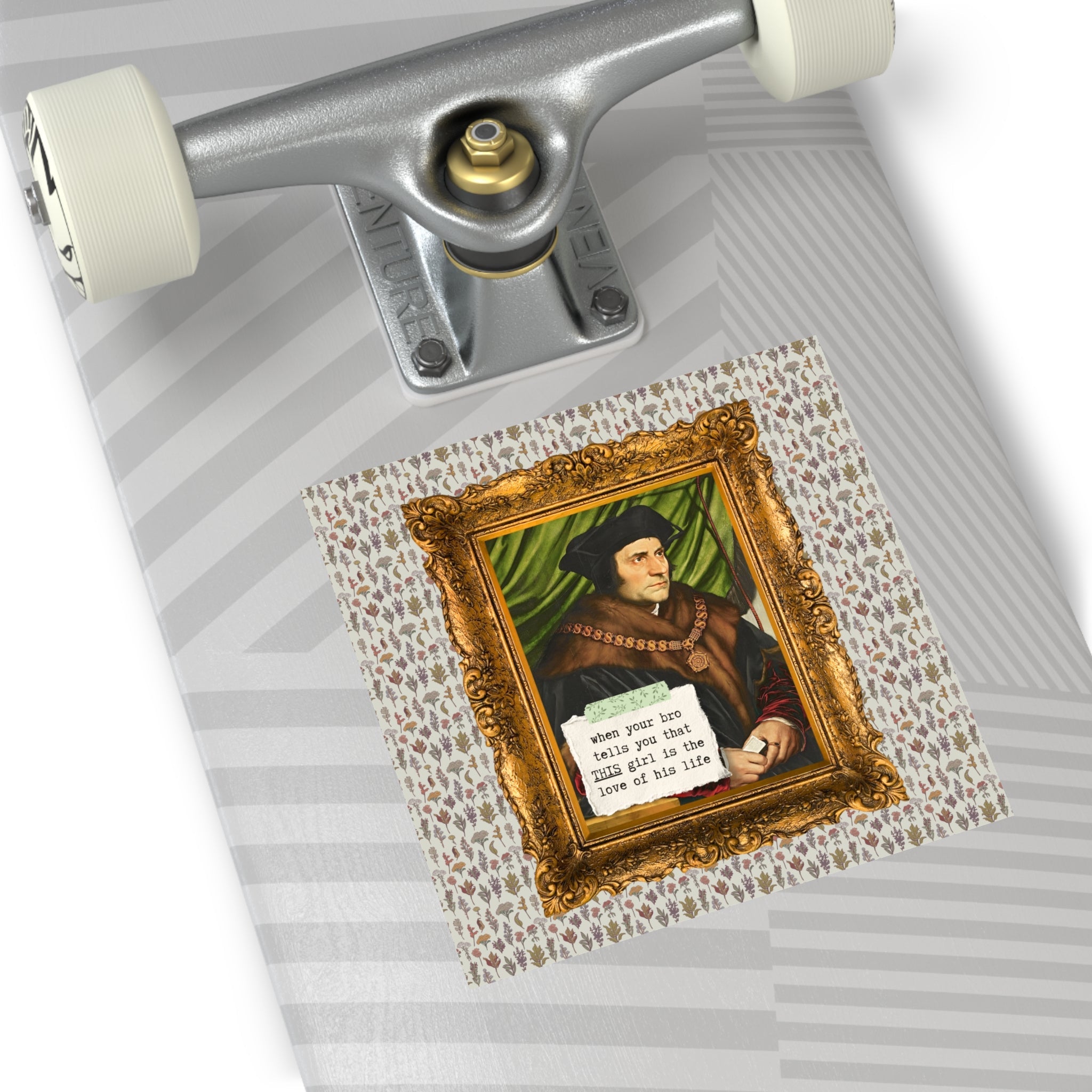 Tudor History Art History Tee Shirt: Thomas More and King Henry the 8th, Famous European Monarchs, 16th Century History. Funny History Shirt - Opal and June