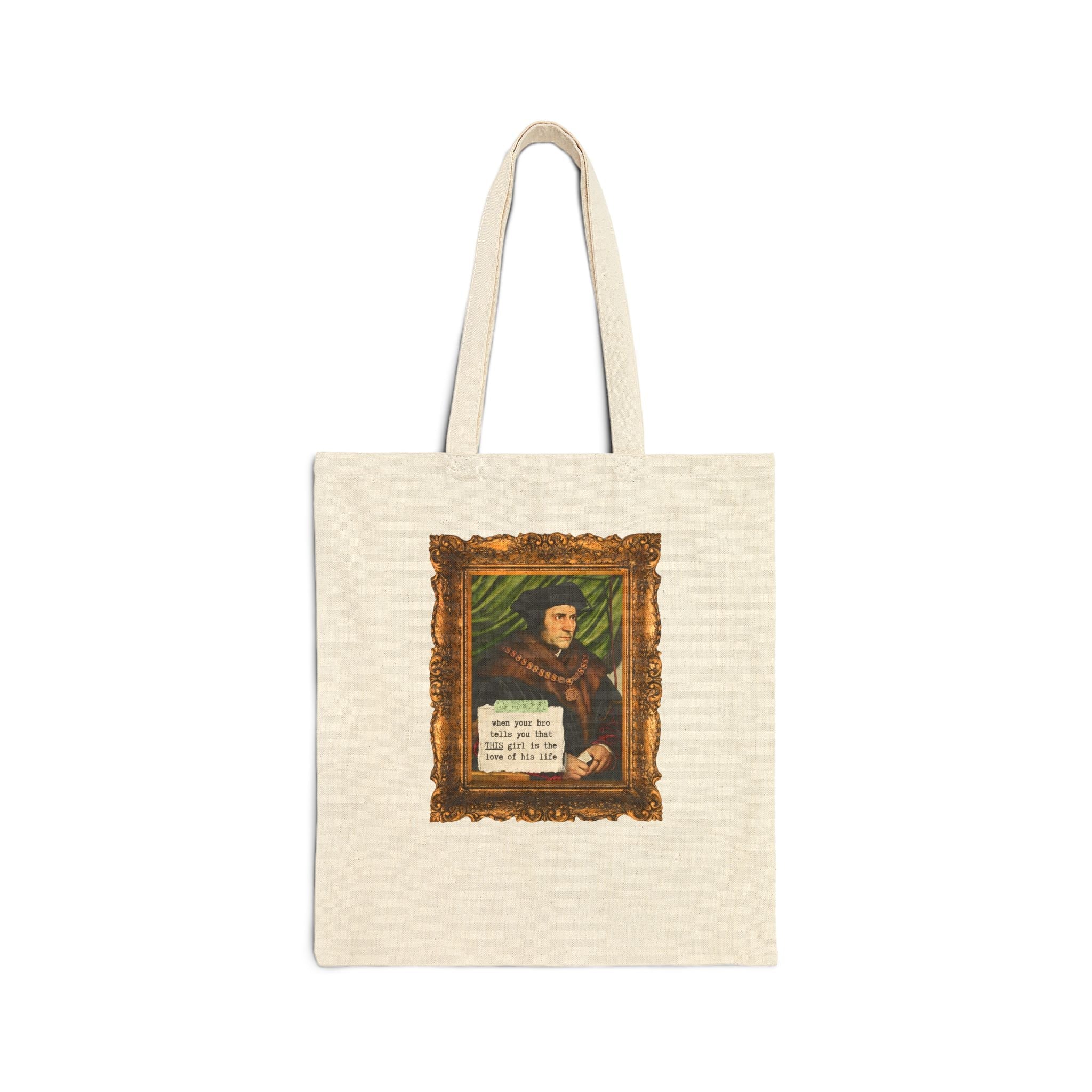 Tudor History Art History Tote Bag: Thomas More and King Henry the 8th, Famous European Monarchs, 16th Century History. Funny History Tote - Opal and June