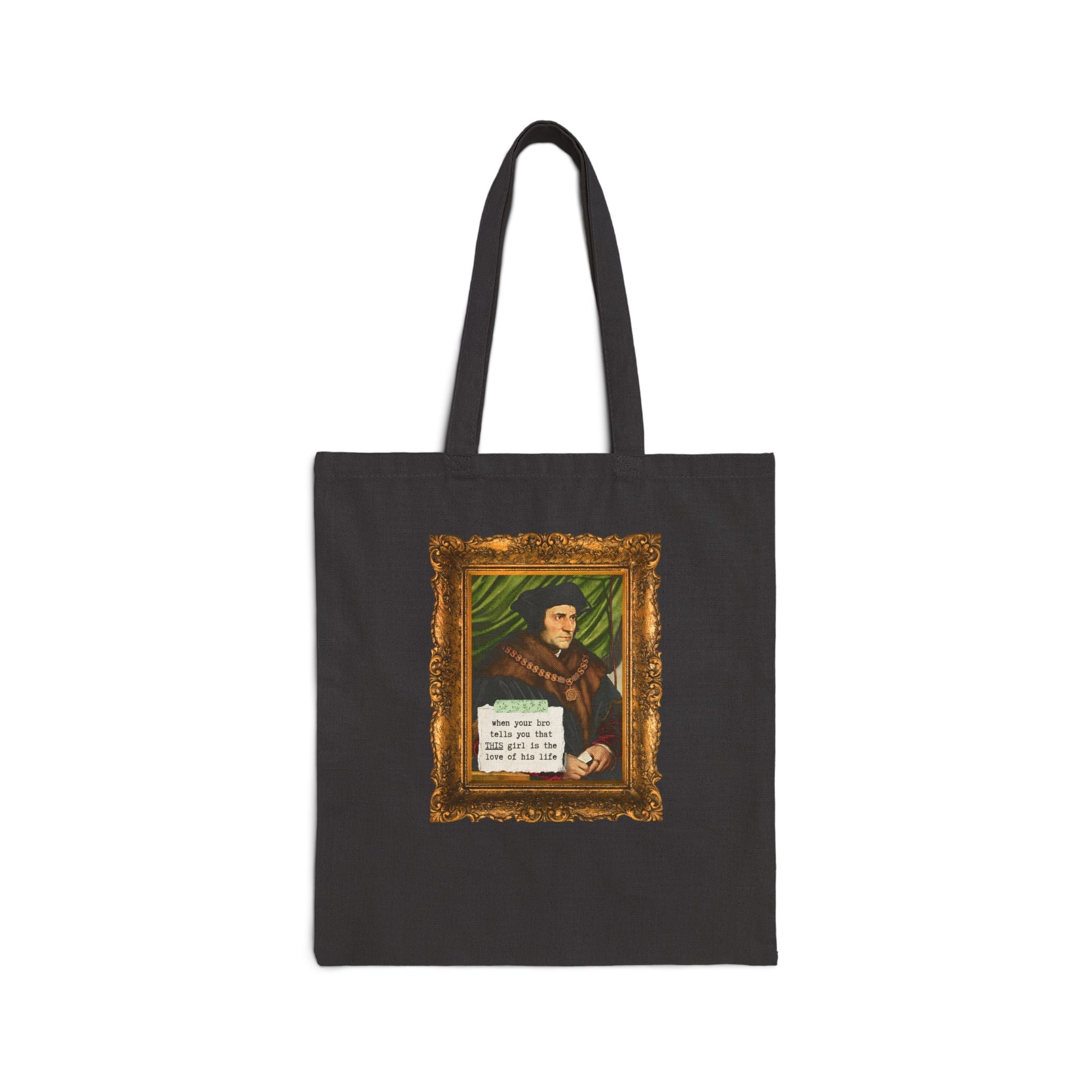 Tudor History Art History Tote Bag: Thomas More and King Henry the 8th, Famous European Monarchs, 16th Century History. Funny History Tote - Opal and June