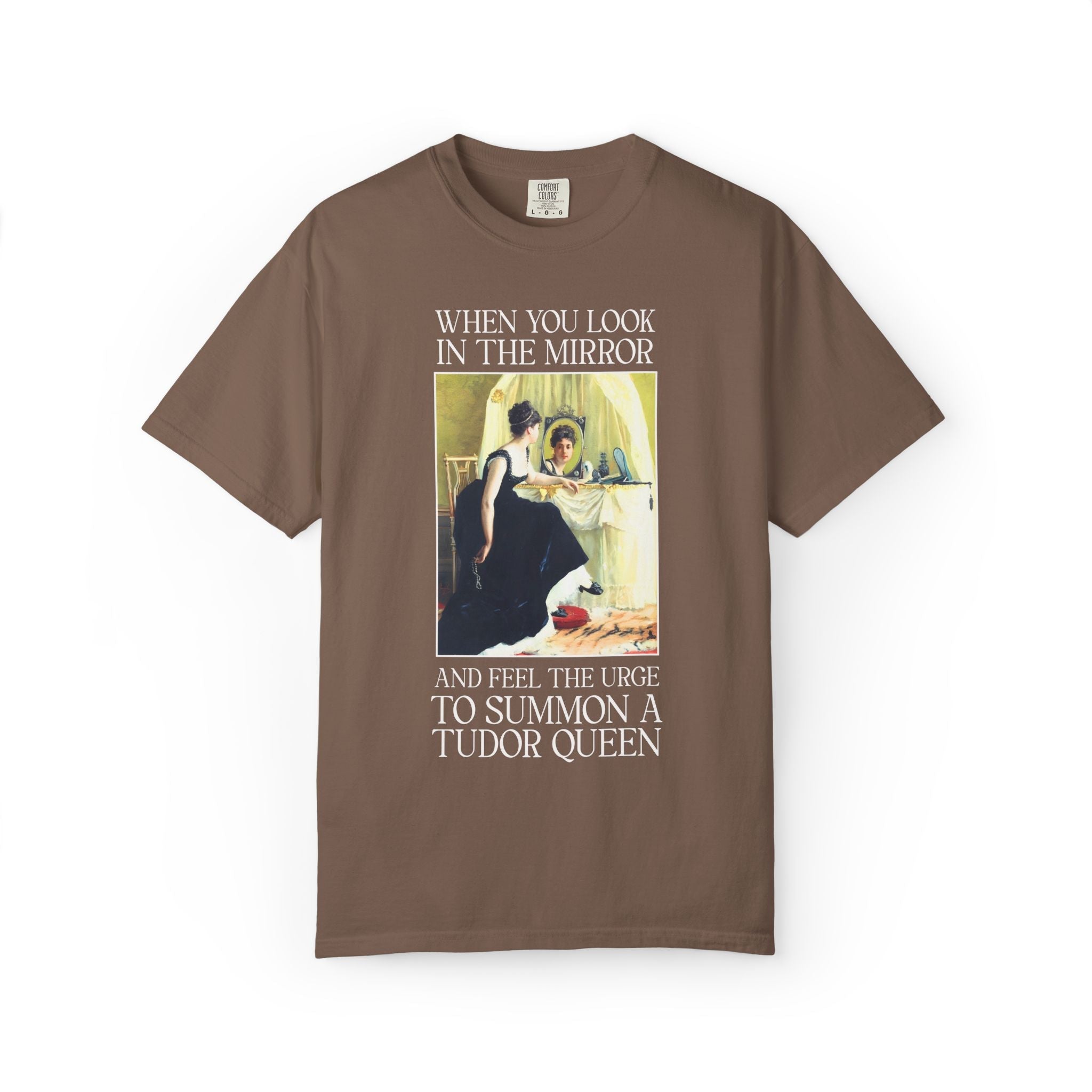 Tudor History Buff Tee Shirt, Spooky History Lover: Bloody Mary Historian Gift, European Folklore 16th Century Women's History, Famous Queen - Opal and June