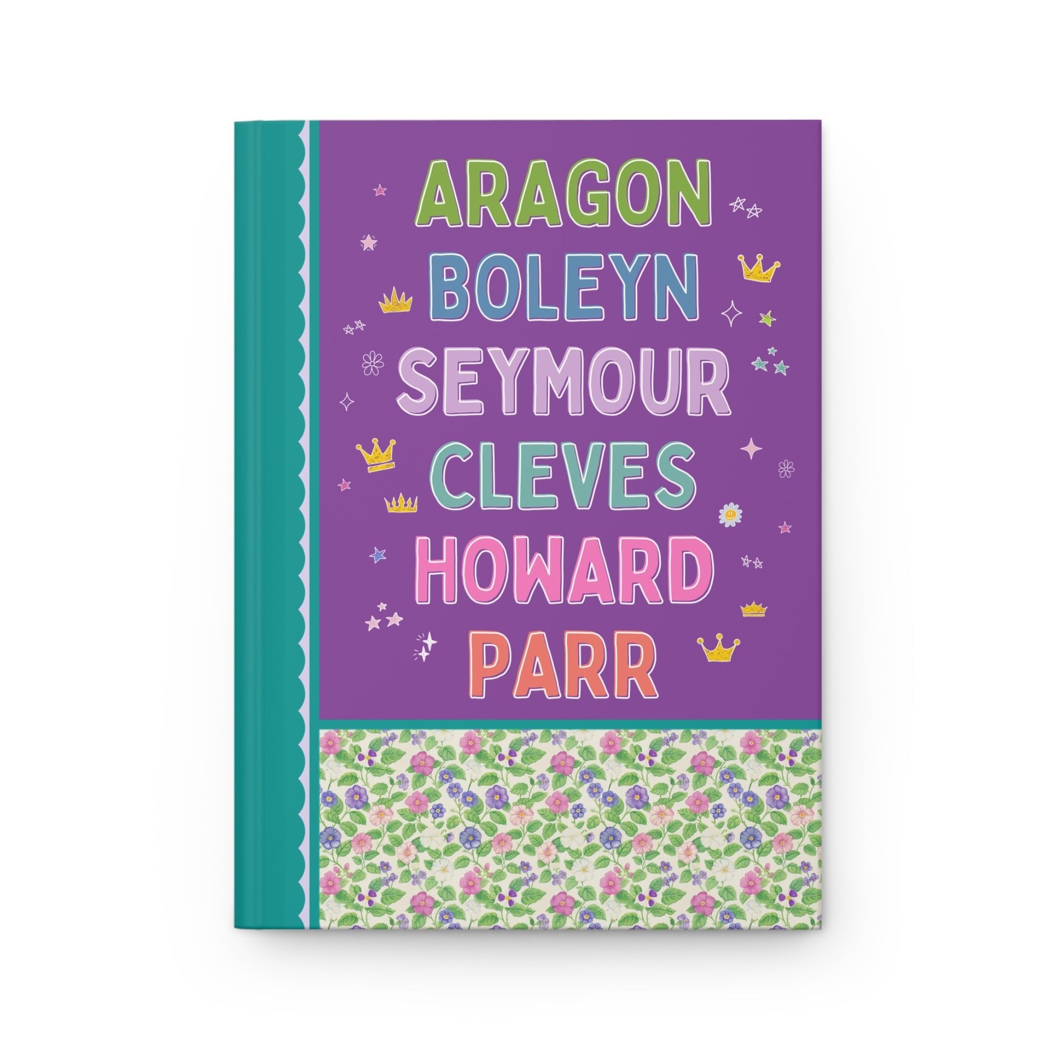 Tudor History Journal for History Buff Who Loves Henry the 8th's Wives, Catherine of Aragon, Anne Boleyn, Famous Queens, European History - Opal and June