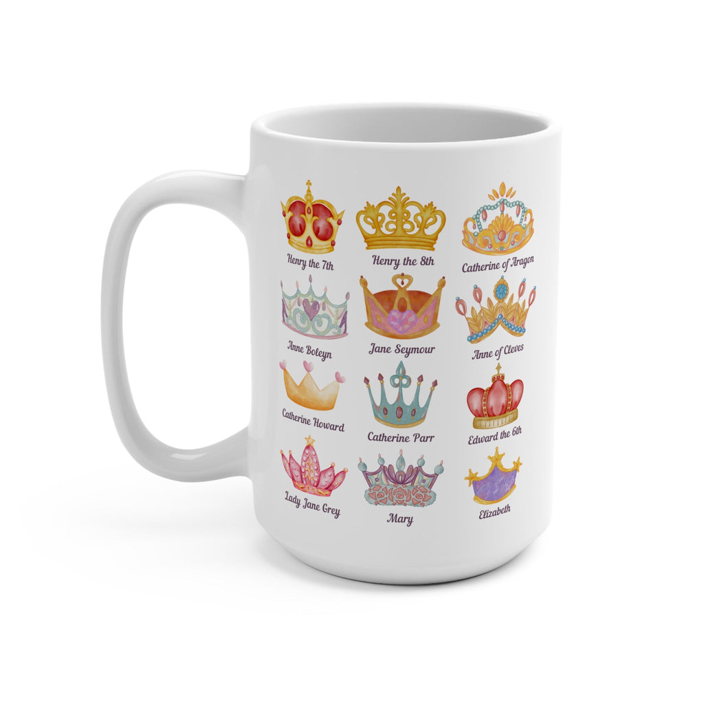 Tudor History Mug with Crowns - Opal and June