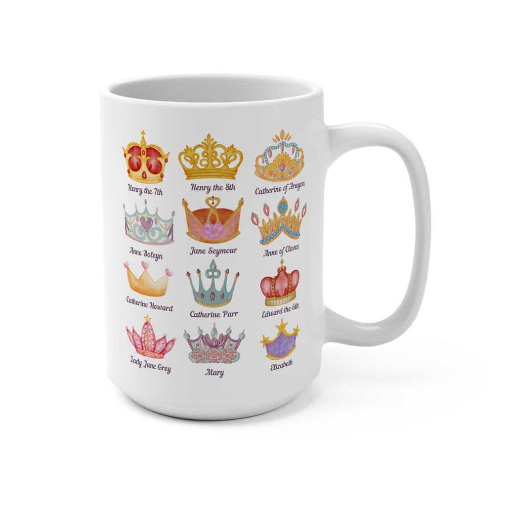 Tudor History Mug with Crowns - Opal and June