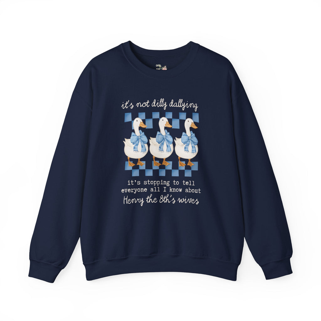 Tudor History Sweatshirt, History Buff Who Loves Henry the 8th's Wives, Famous Queens, Anne Boleyn, Catherine of Aragon, History Professor - Opal and June