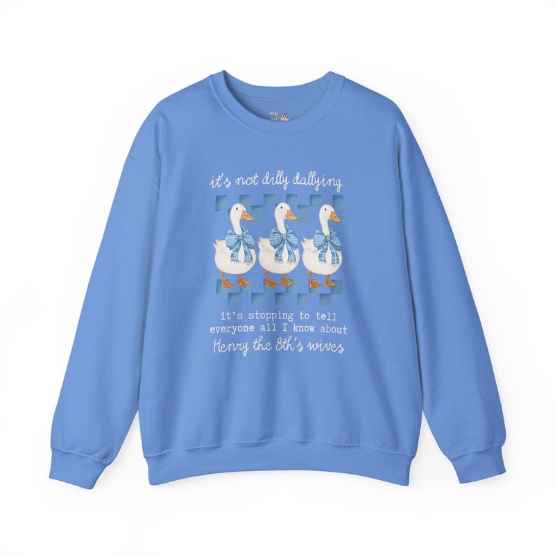Tudor History Sweatshirt, History Buff Who Loves Henry the 8th's Wives, Famous Queens, Anne Boleyn, Catherine of Aragon, History Professor - Opal and June