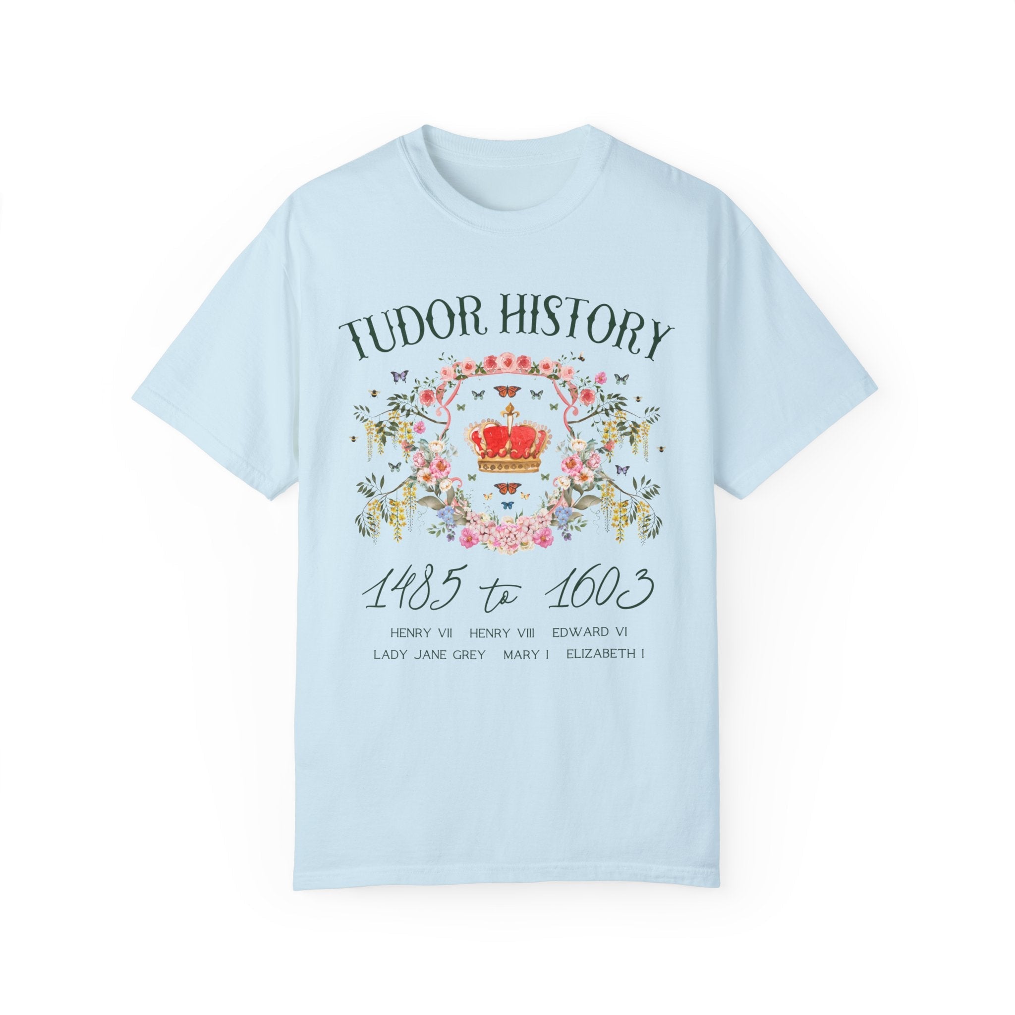 Tudor History T-Shirt with Crown - Opal and June