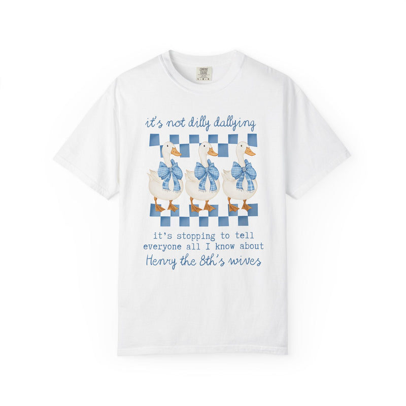 Tudor History Tee Shirt for History Buff Who Loves Henry the 8th's Wives, Famous Queens, Anne Boleyn, Catherine of Aragon, History Professor - Opal and June
