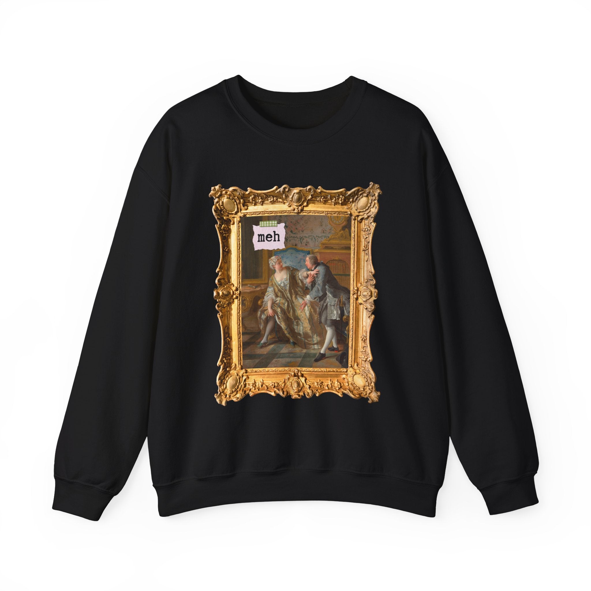 Valentine's Day Art History Sweatshirt for Friend Who Loves 18th Century Art, The Garter by Jean François de Troy, French Art Historian Gift - Opal and June