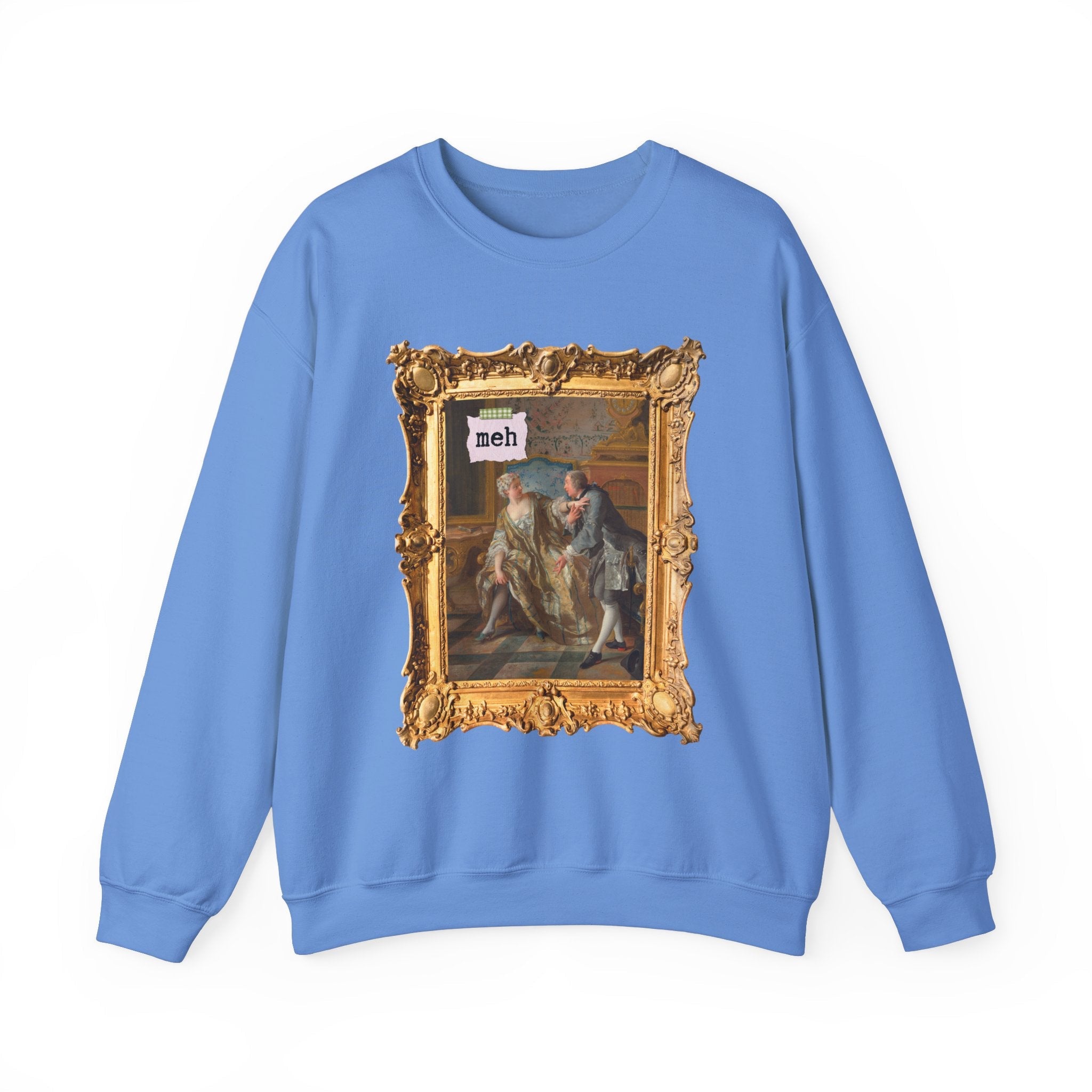 Valentine's Day Art History Sweatshirt for Friend Who Loves 18th Century Art, The Garter by Jean François de Troy, French Art Historian Gift - Opal and June