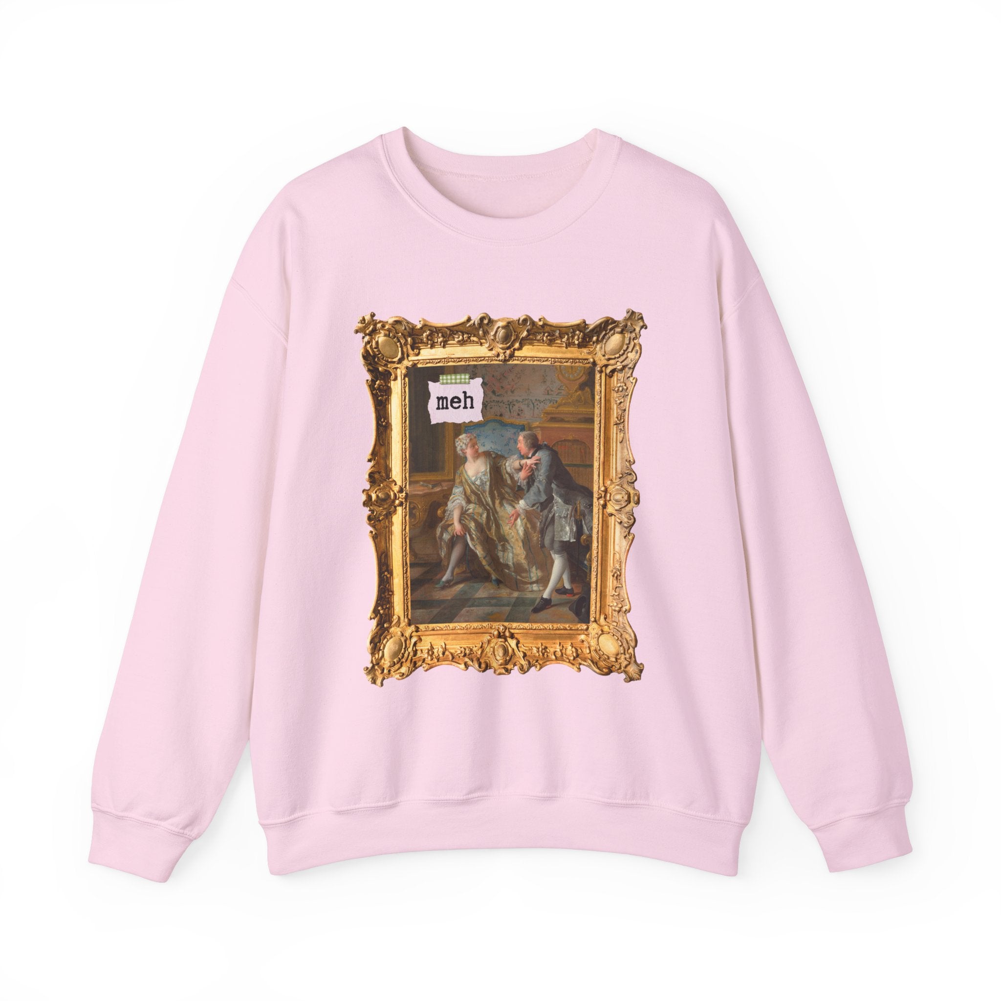 Valentine's Day Art History Sweatshirt for Friend Who Loves 18th Century Art, The Garter by Jean François de Troy, French Art Historian Gift - Opal and June
