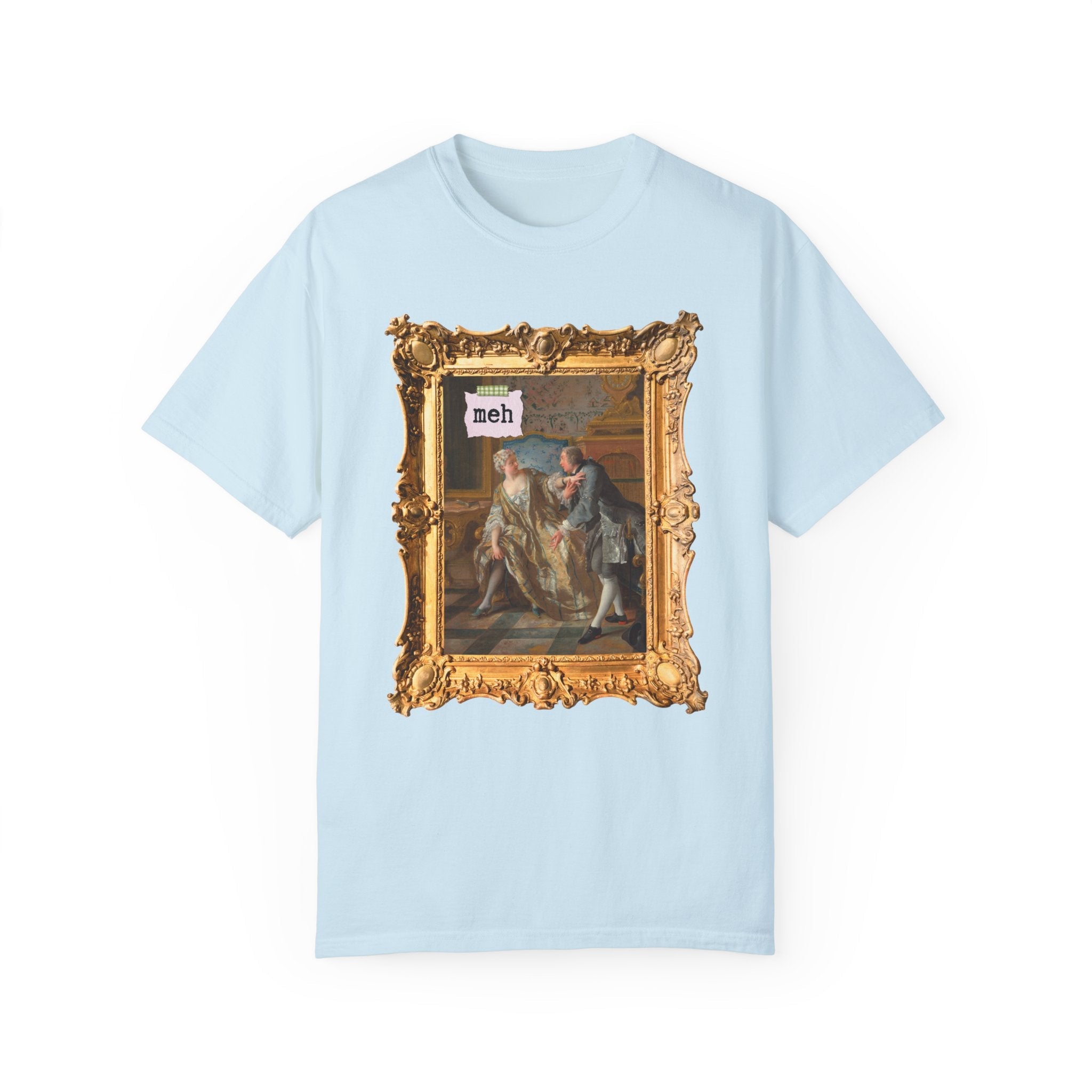 Valentine's Day Art History Tee Shirt for Friend Who Loves 18th Century Art, The Garter b Jean François de Troy, French Art Historian Gift - Opal and June