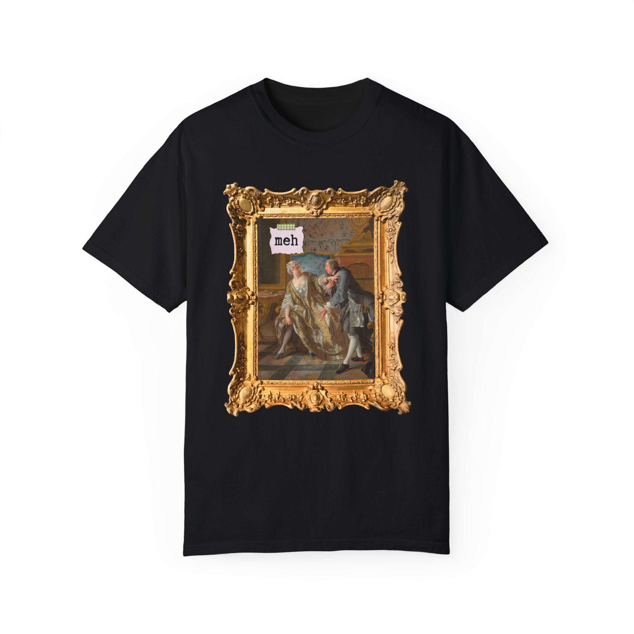 Valentine's Day Art History Tee Shirt for Friend Who Loves 18th Century Art, The Garter b Jean François de Troy, French Art Historian Gift - Opal and June