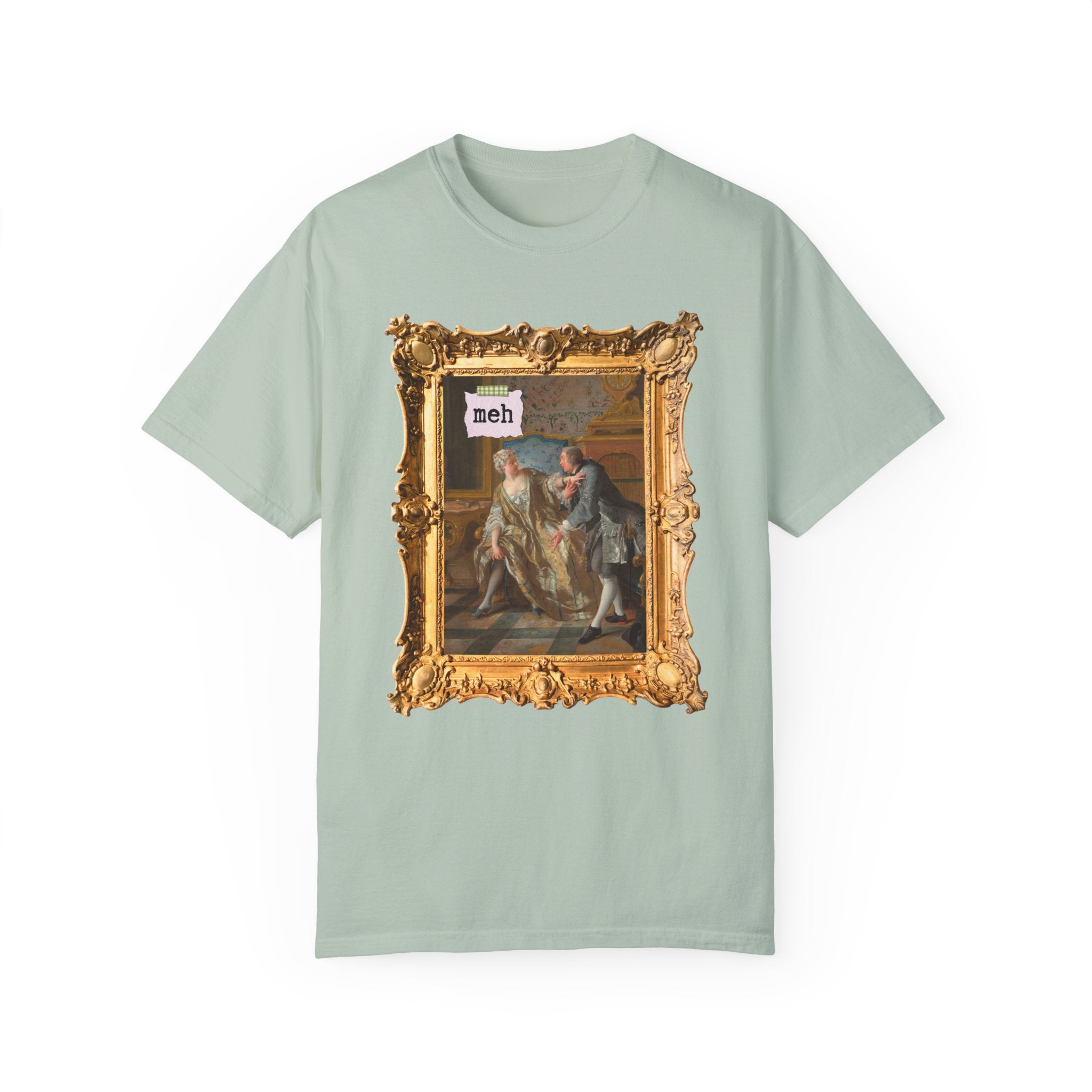 Valentine's Day Art History Tee Shirt for Friend Who Loves 18th Century Art, The Garter b Jean François de Troy, French Art Historian Gift - Opal and June