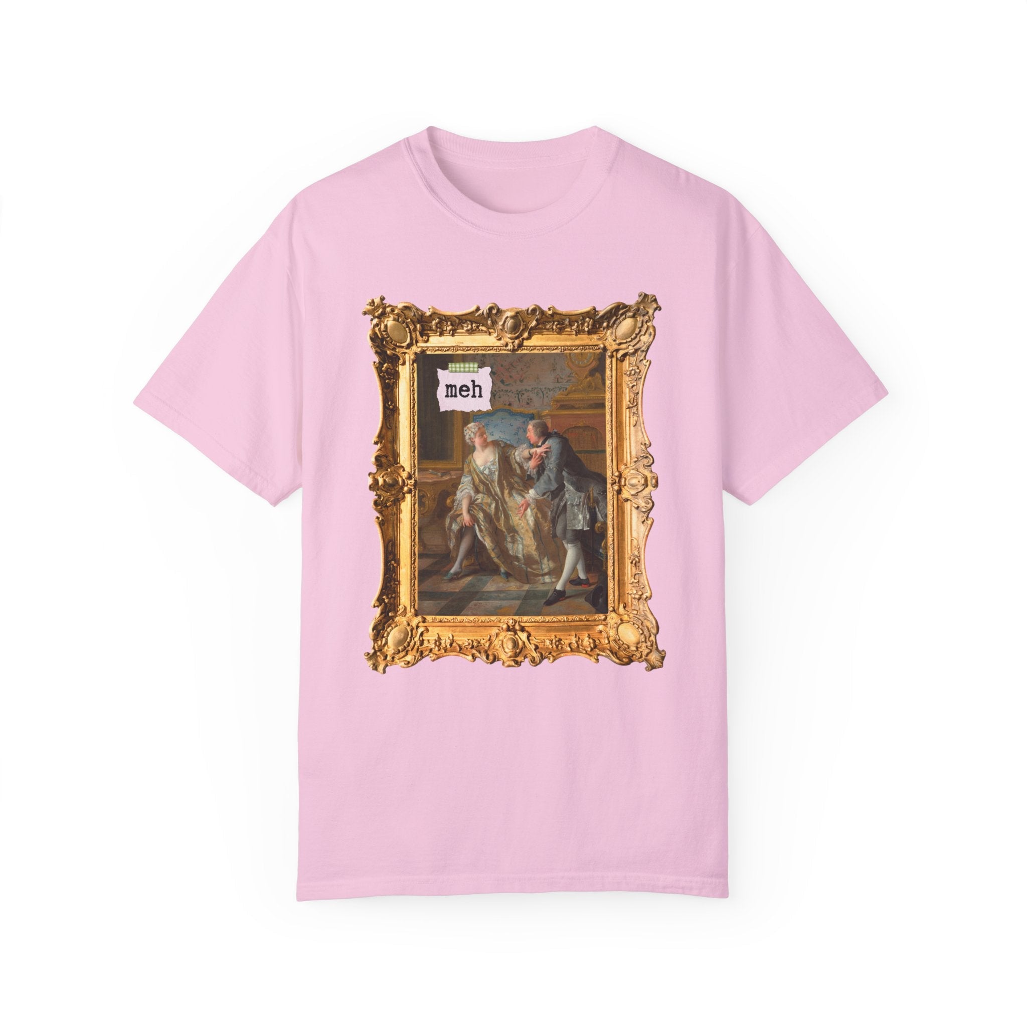 Valentine's Day Art History Tee Shirt for Friend Who Loves 18th Century Art, The Garter b Jean François de Troy, French Art Historian Gift - Opal and June