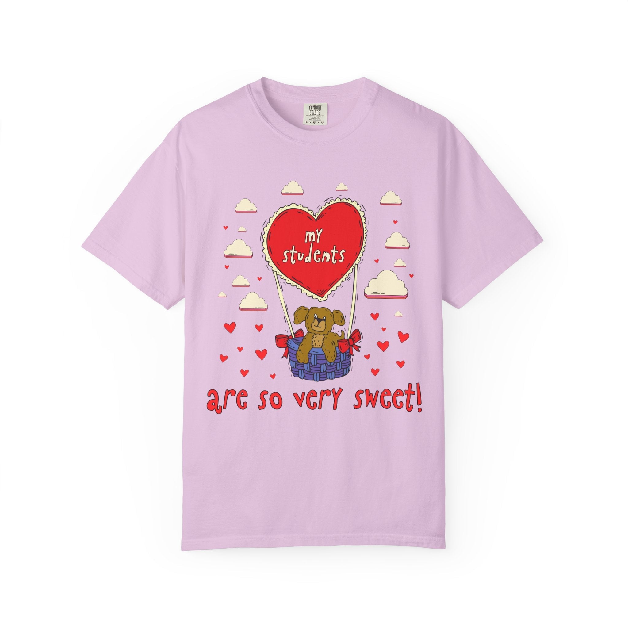 Valentines Day Elementary School Matching Teacher T-Shirt with Cute 90s Throwback Aesthetic: Learning is So Very Sweet! | Dreamcore Dog Tee - Opal and June