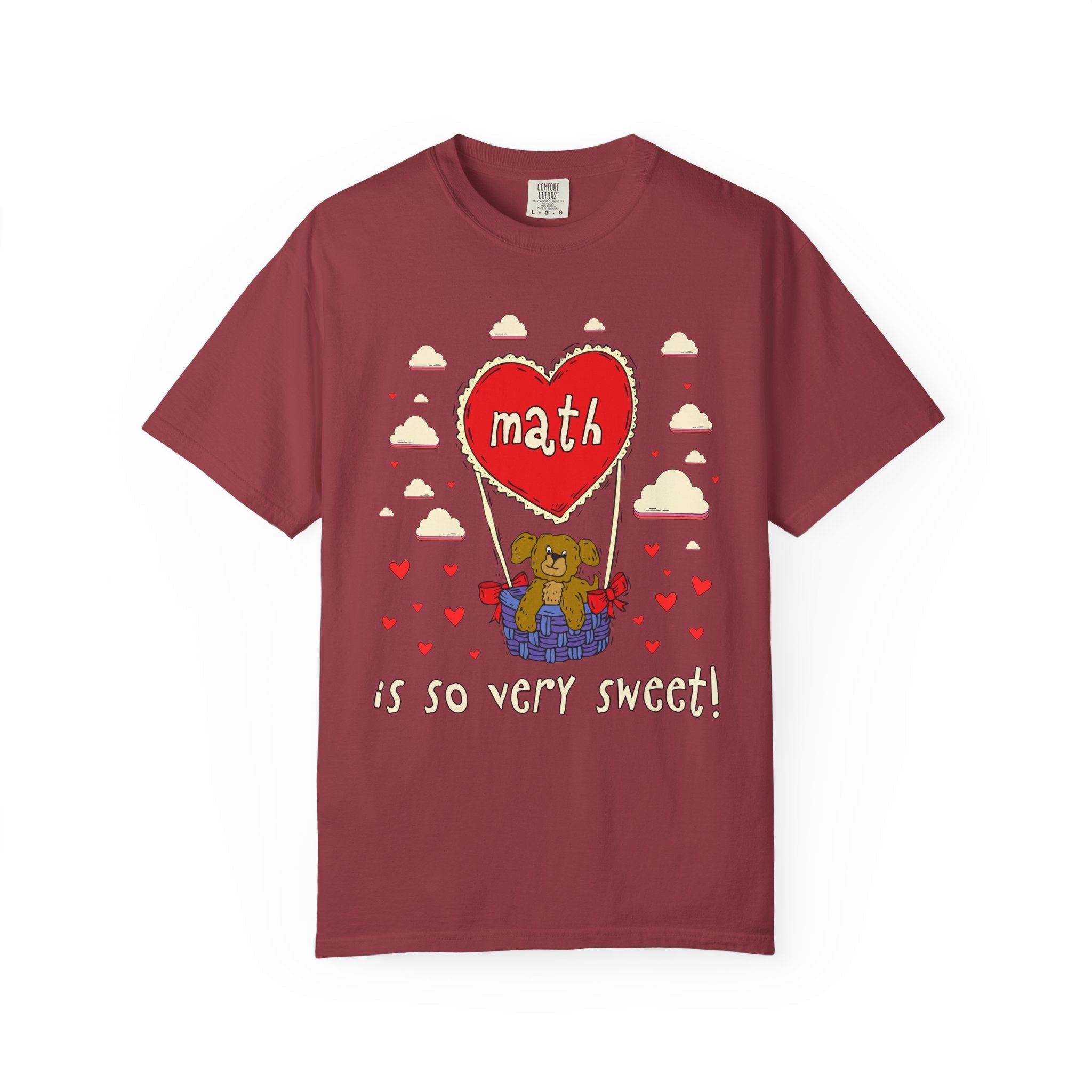 Valentines Day Elementary School Matching Teacher T-Shirt with Cute 90s Throwback Aesthetic: Learning is So Very Sweet! | Dreamcore Dog Tee - Opal and June