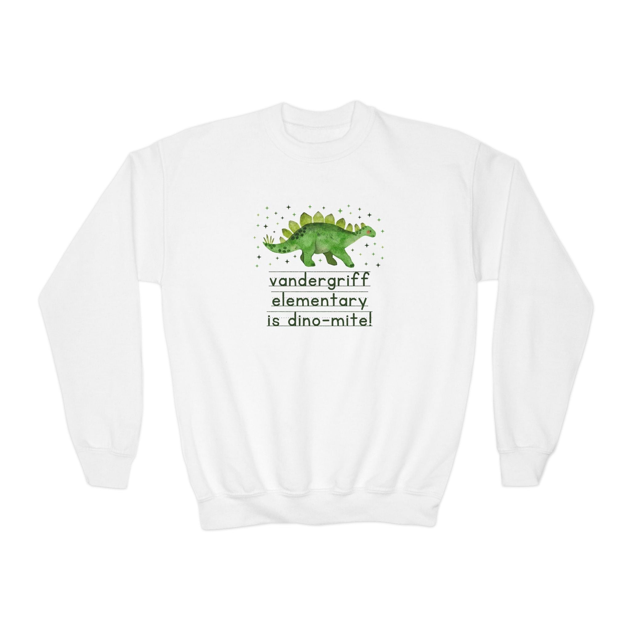 Vandergriff Elementary is Dino - mite! | FPS + Opal and June Kids Sweatshirt, Fayetteville Public Schools - Opal and June