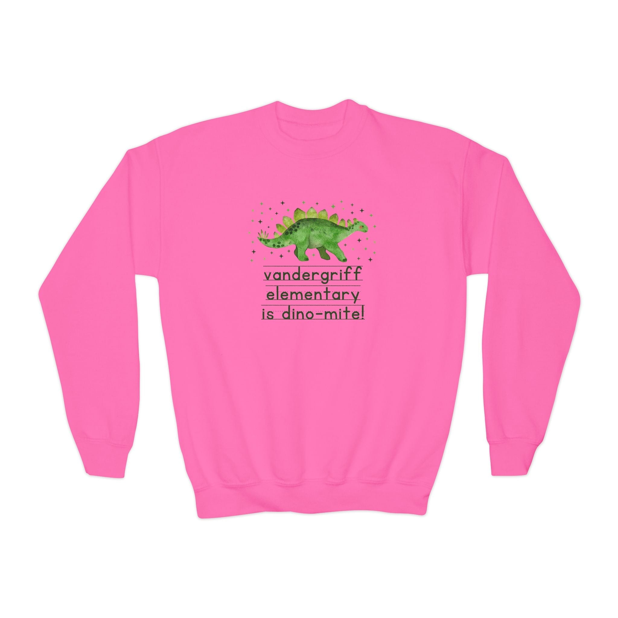 Vandergriff Elementary is Dino - mite! | FPS + Opal and June Kids Sweatshirt, Fayetteville Public Schools - Opal and June