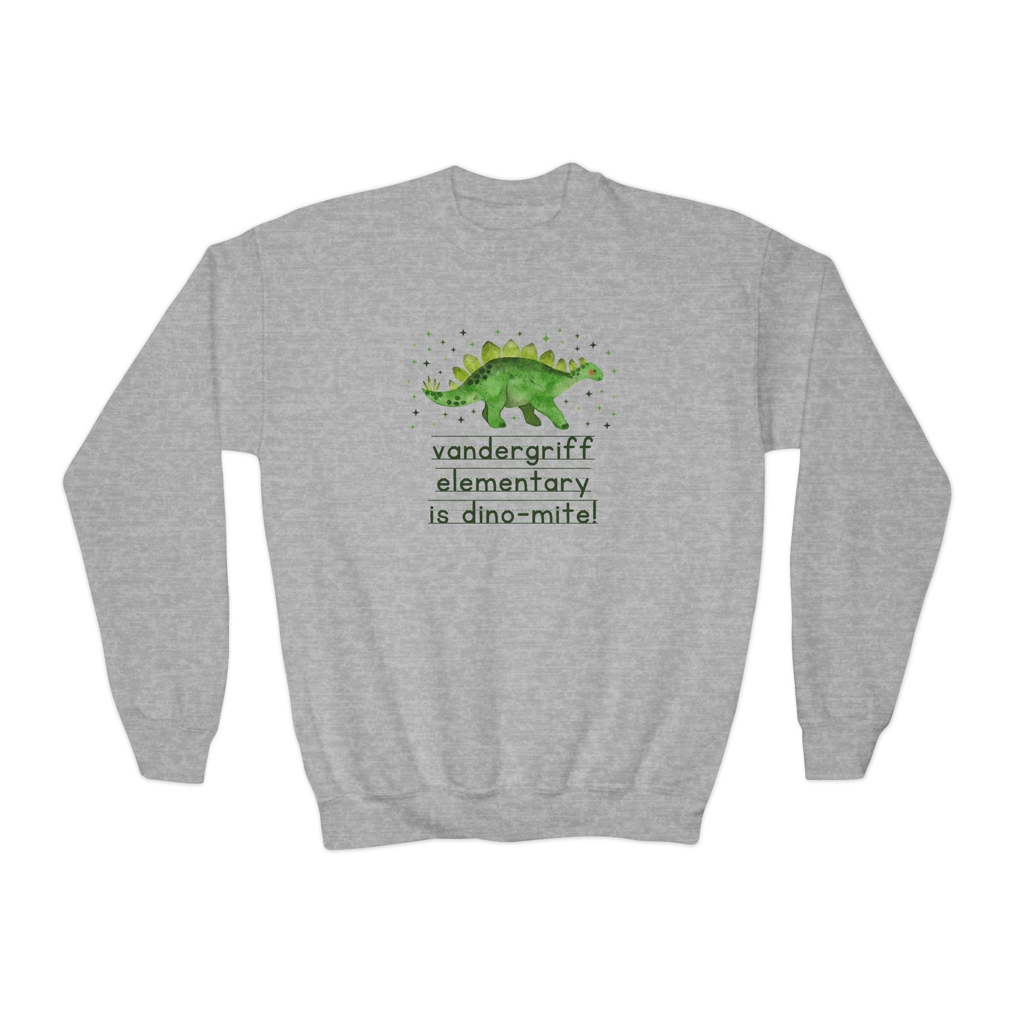Vandergriff Elementary is Dino - mite! | FPS + Opal and June Kids Sweatshirt, Fayetteville Public Schools - Opal and June