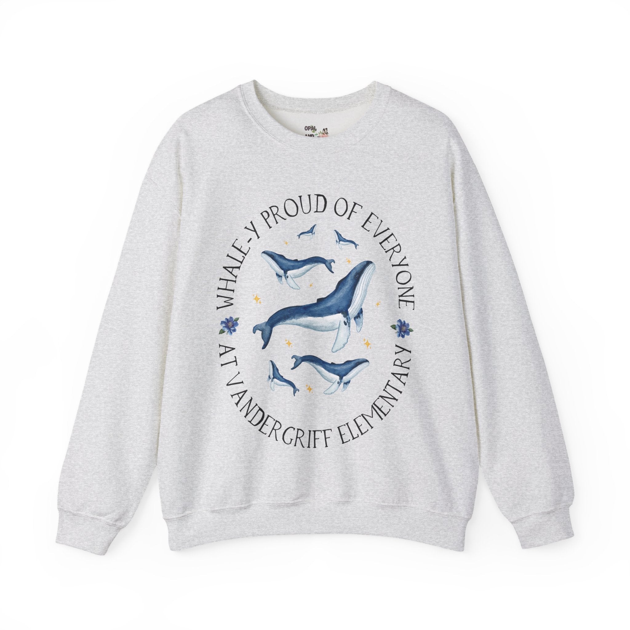 Vandergriff Elementary School Sweatshirt: Whaley Proud | FPS + Opal and June Sweatshirt, Fayetteville Public Schools - Opal and June