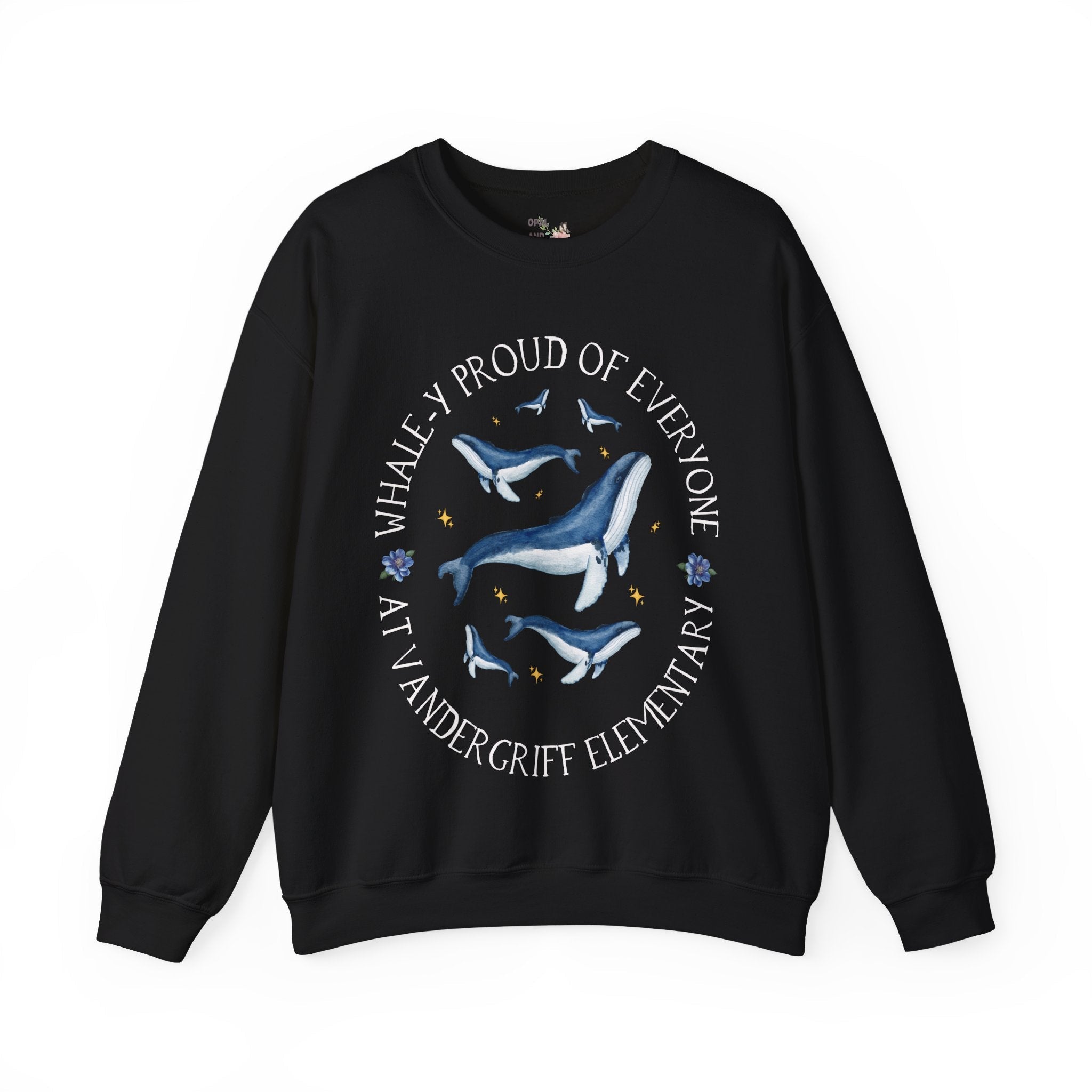 Vandergriff Elementary School Sweatshirt: Whaley Proud | FPS + Opal and June Sweatshirt, Fayetteville Public Schools - Opal and June