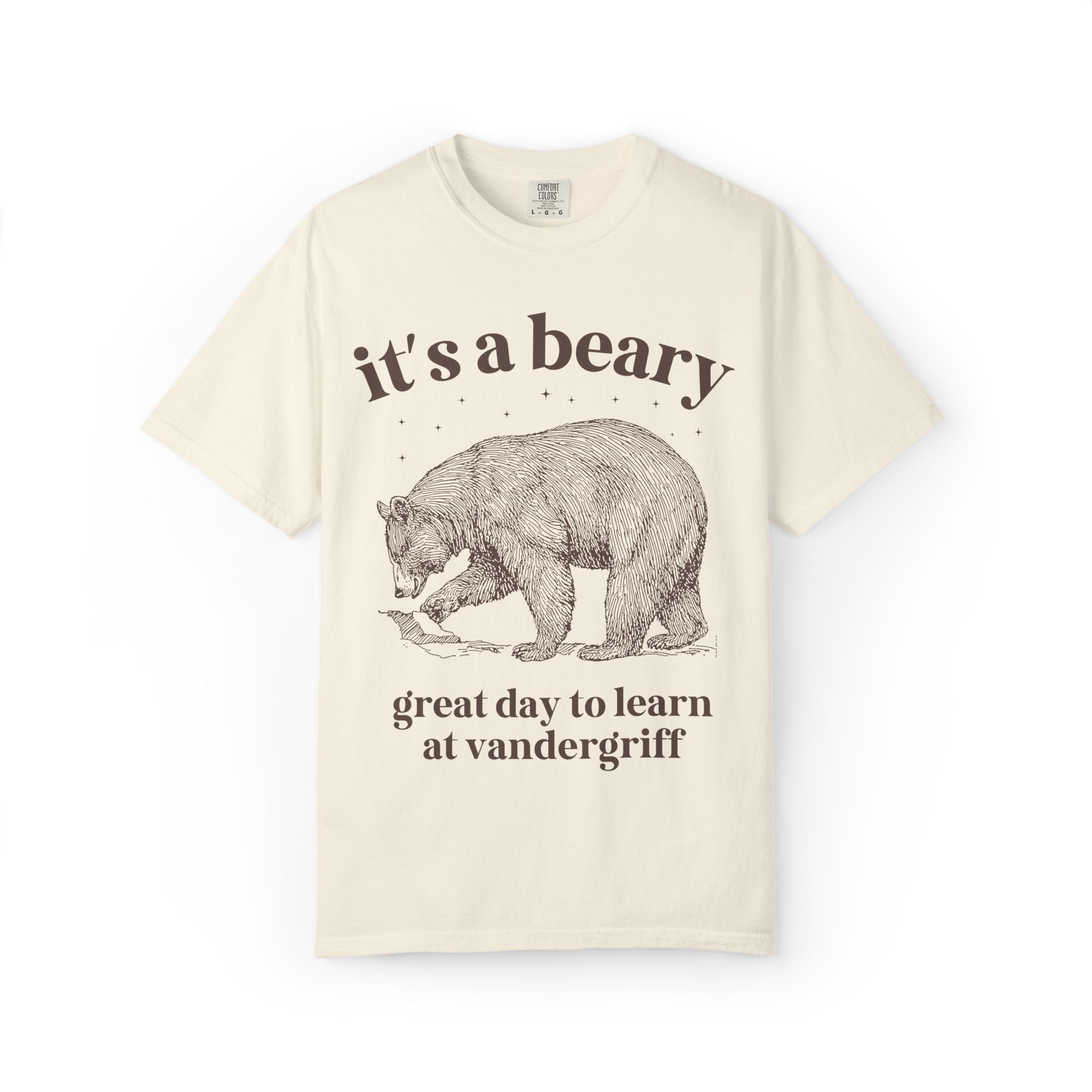 Vandergriff Elementary School Tee Shirt: It's a Beary Great day to Learn at Vandergriff | FPS + Opal and June Tee Shirt, Fayetteville Public Schools - Opal and June