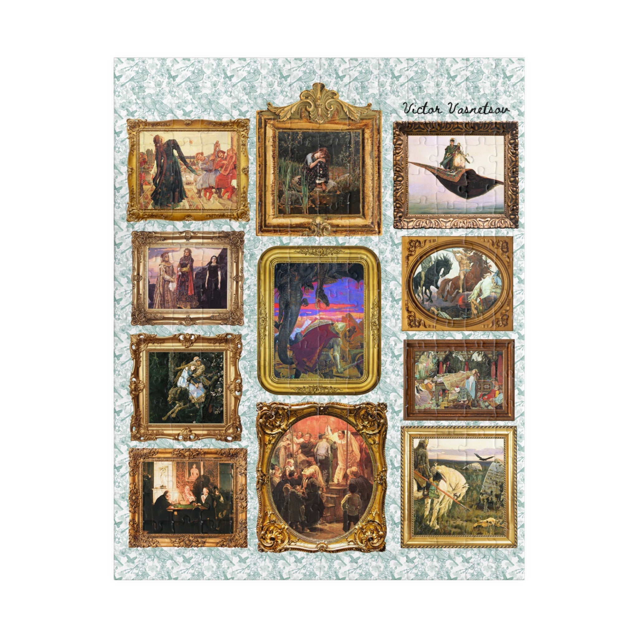 Victor Vasnetsov Russian Art History Puzzle - Opal and June