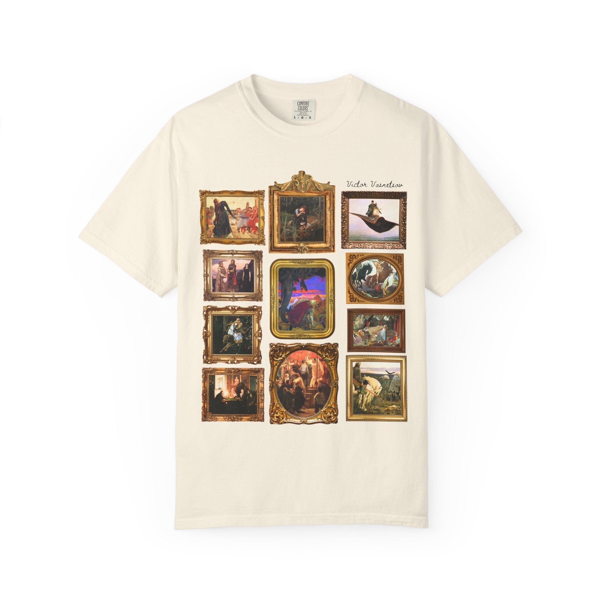 Viktor Vasnetsov Russian Art History Teacher Tee Shirt, Mythological and Historical 19th Century Paintings, Symbolism Art Historian Gift - Opal and June