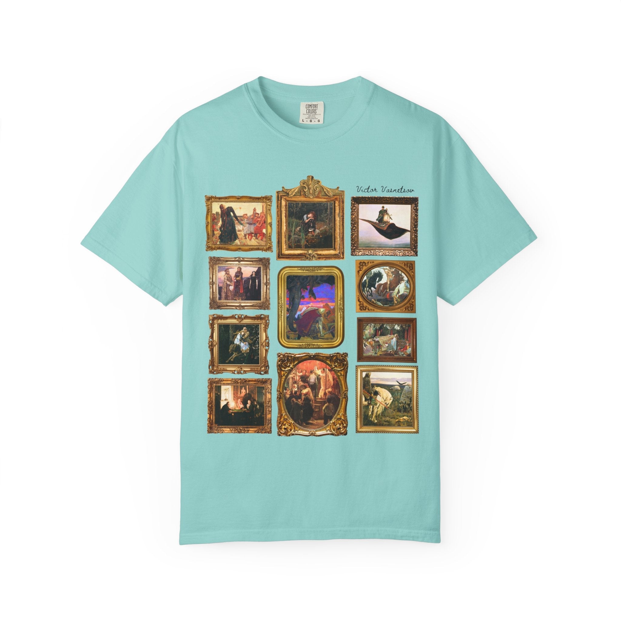 Viktor Vasnetsov Russian Art History Teacher Tee Shirt, Mythological and Historical 19th Century Paintings, Symbolism Art Historian Gift - Opal and June