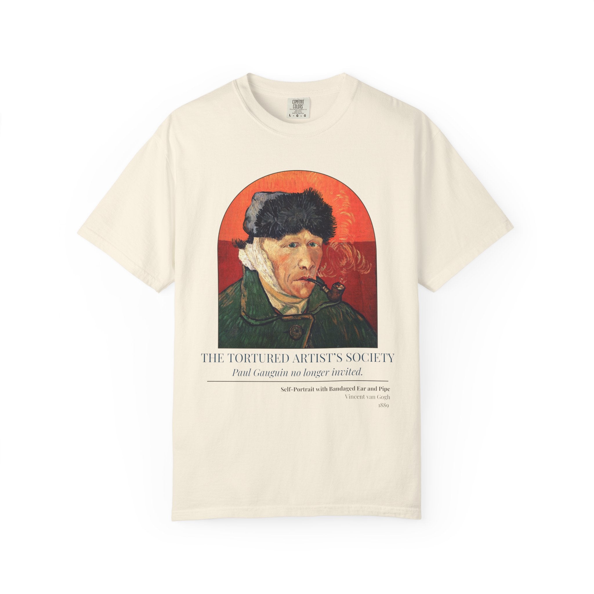 Vincent Van Gogh Art History Tee Shirt with Funny Saying, Silly Post Impressionist Art Historian Gift, Paul Gaugin, Bandaged Ear and Pipe - Opal and June