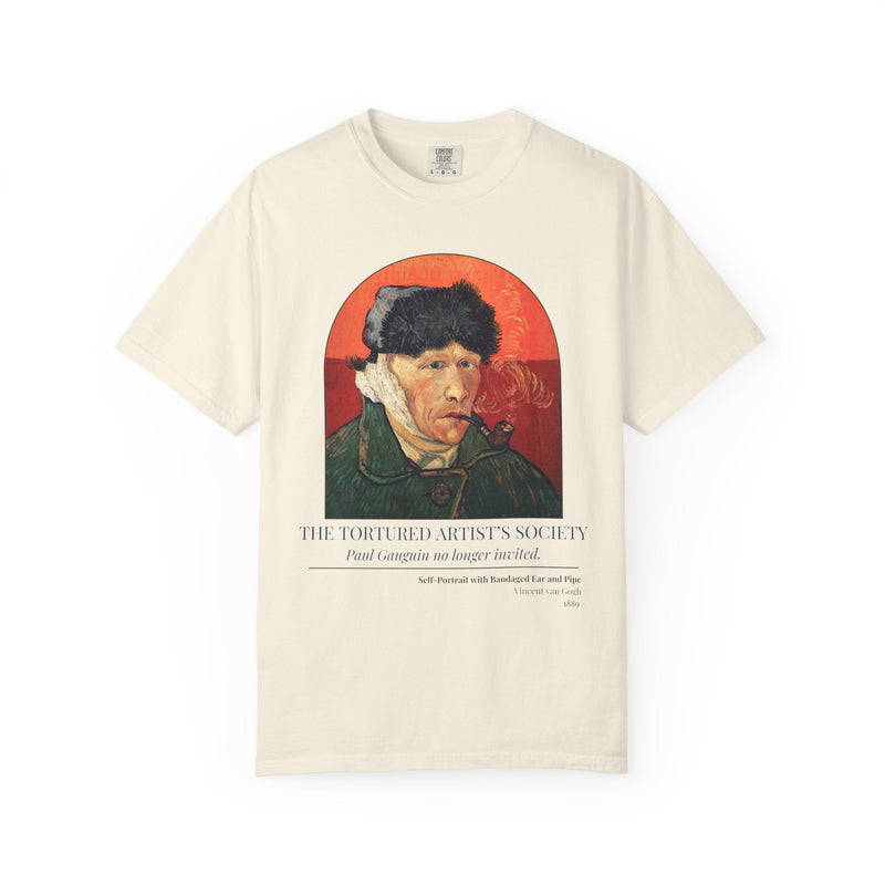 Vincent Van Gogh Art History Tee Shirt with Funny Saying, Silly Post Impressionist Art Historian Gift, Paul Gaugin, Bandaged Ear and Pipe - Opal and June