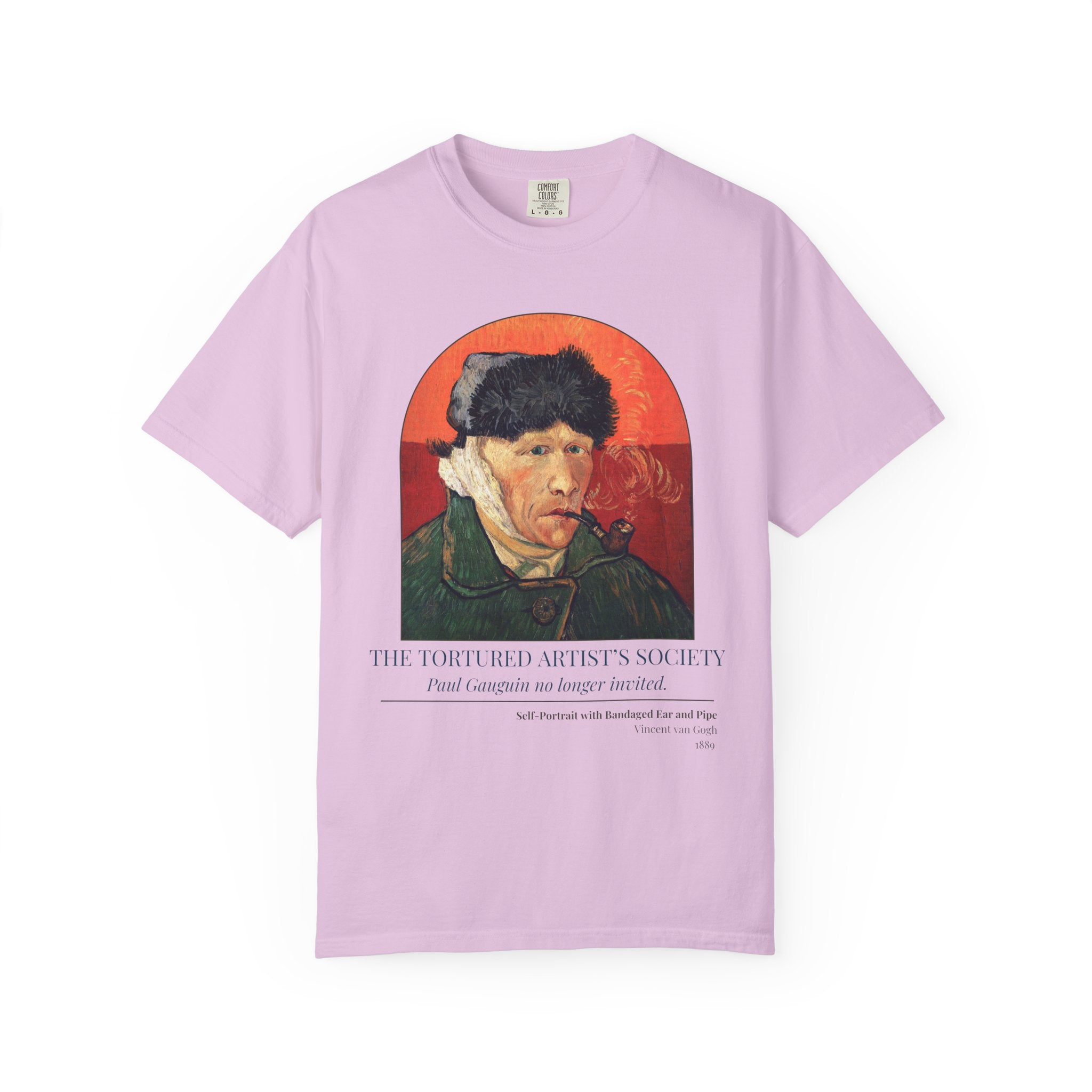 Vincent Van Gogh Art History Tee Shirt with Funny Saying, Silly Post Impressionist Art Historian Gift, Paul Gaugin, Bandaged Ear and Pipe - Opal and June