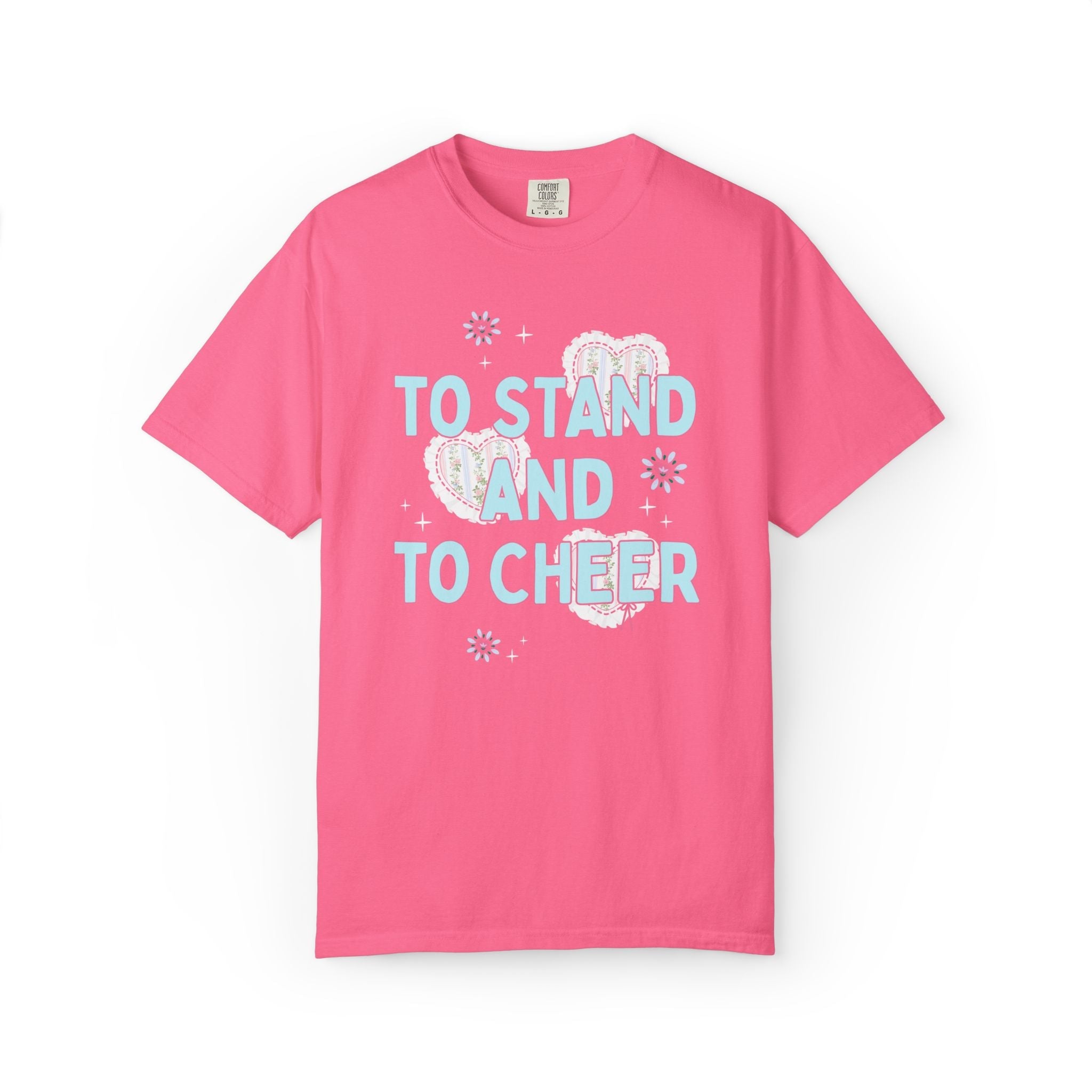 Vintage Aesthetic Bride and Matching Bachelorette Tee Shirts with Hearts: To Have and To Hold, To Stand and To Cheer, Funny Soft Girl Style - Opal and June