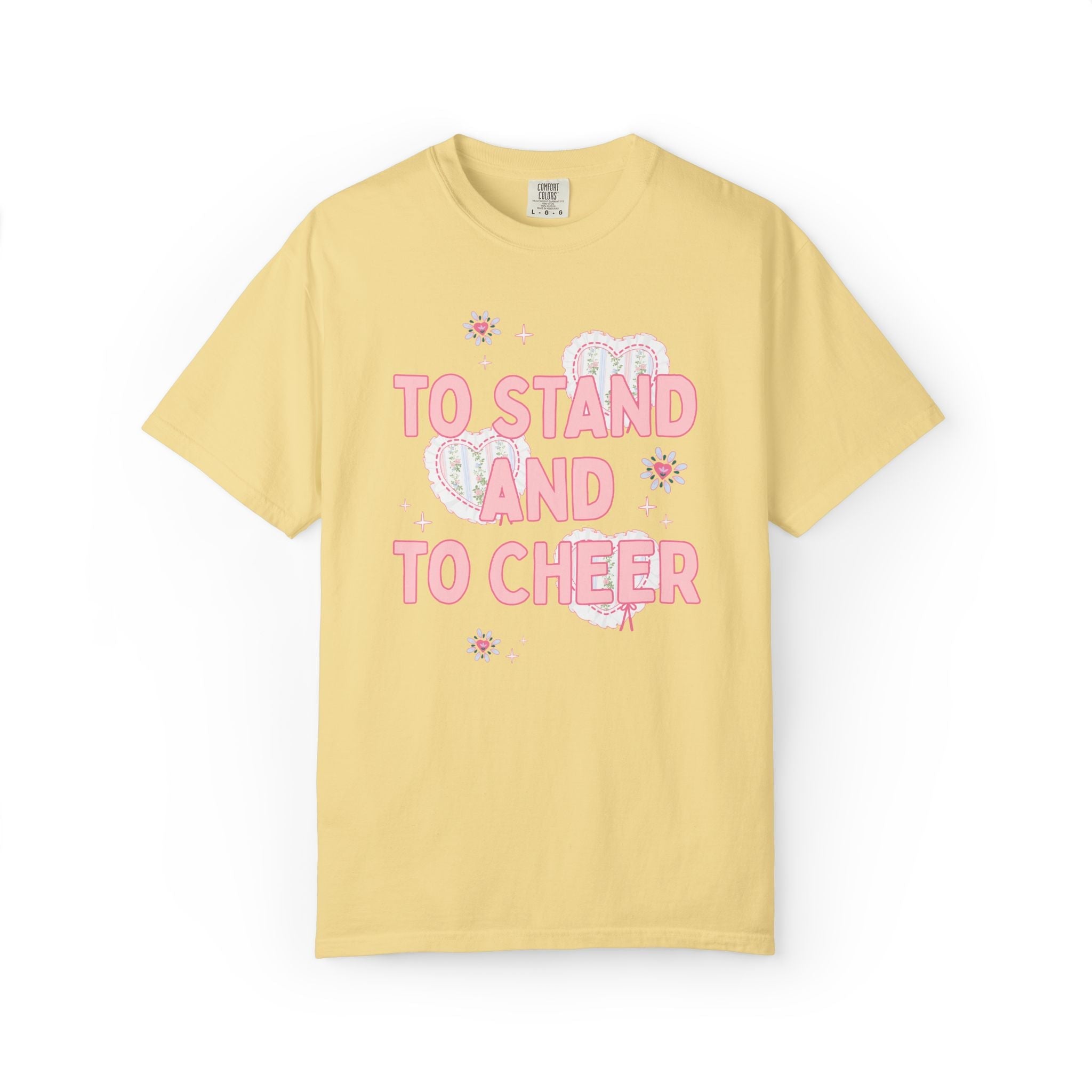 Vintage Aesthetic Bride and Matching Bachelorette Tee Shirts with Hearts: To Have and To Hold, To Stand and To Cheer, Funny Soft Girl Style - Opal and June