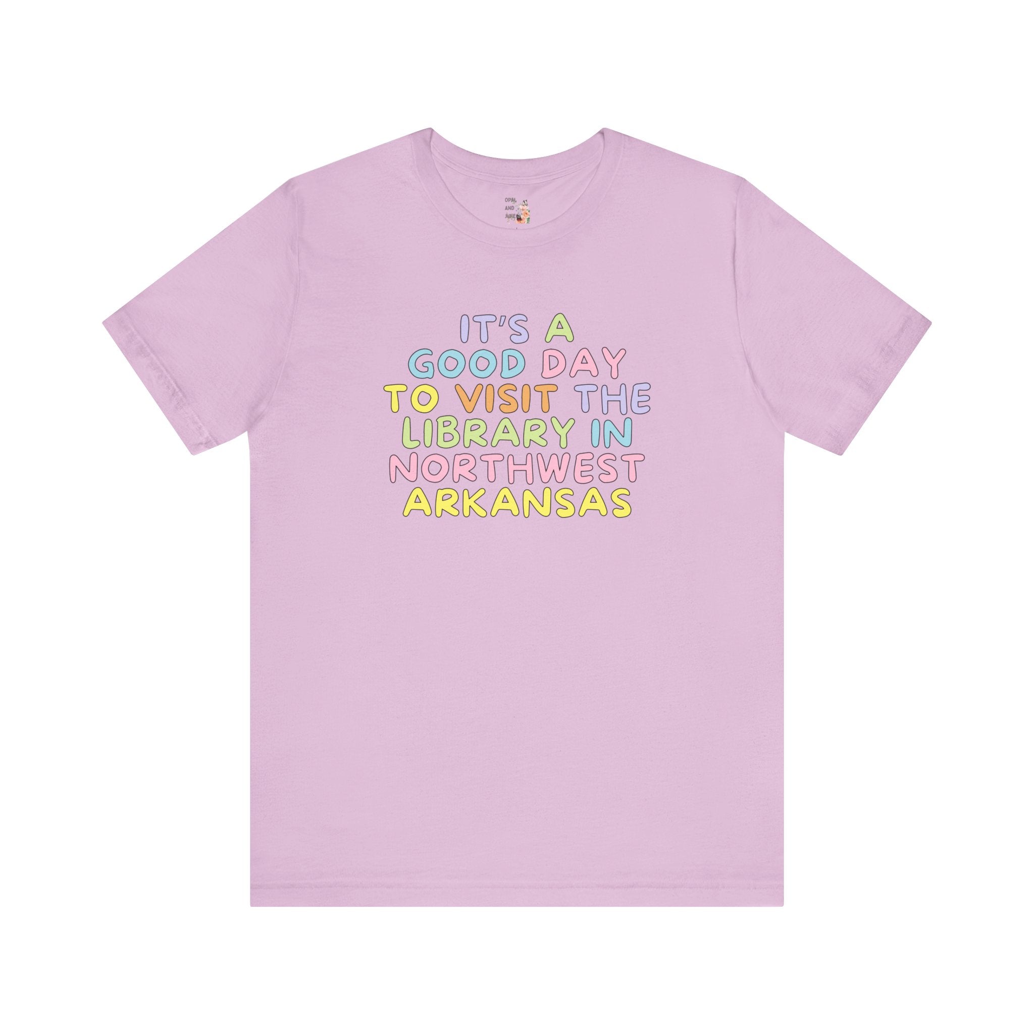 Visit the Library in Northwest Arkansas Tee - Opal and June