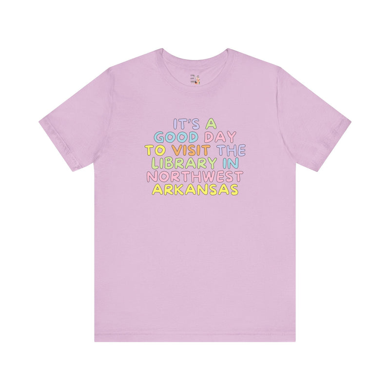 Visit the Library in Northwest Arkansas Tee - Opal and June