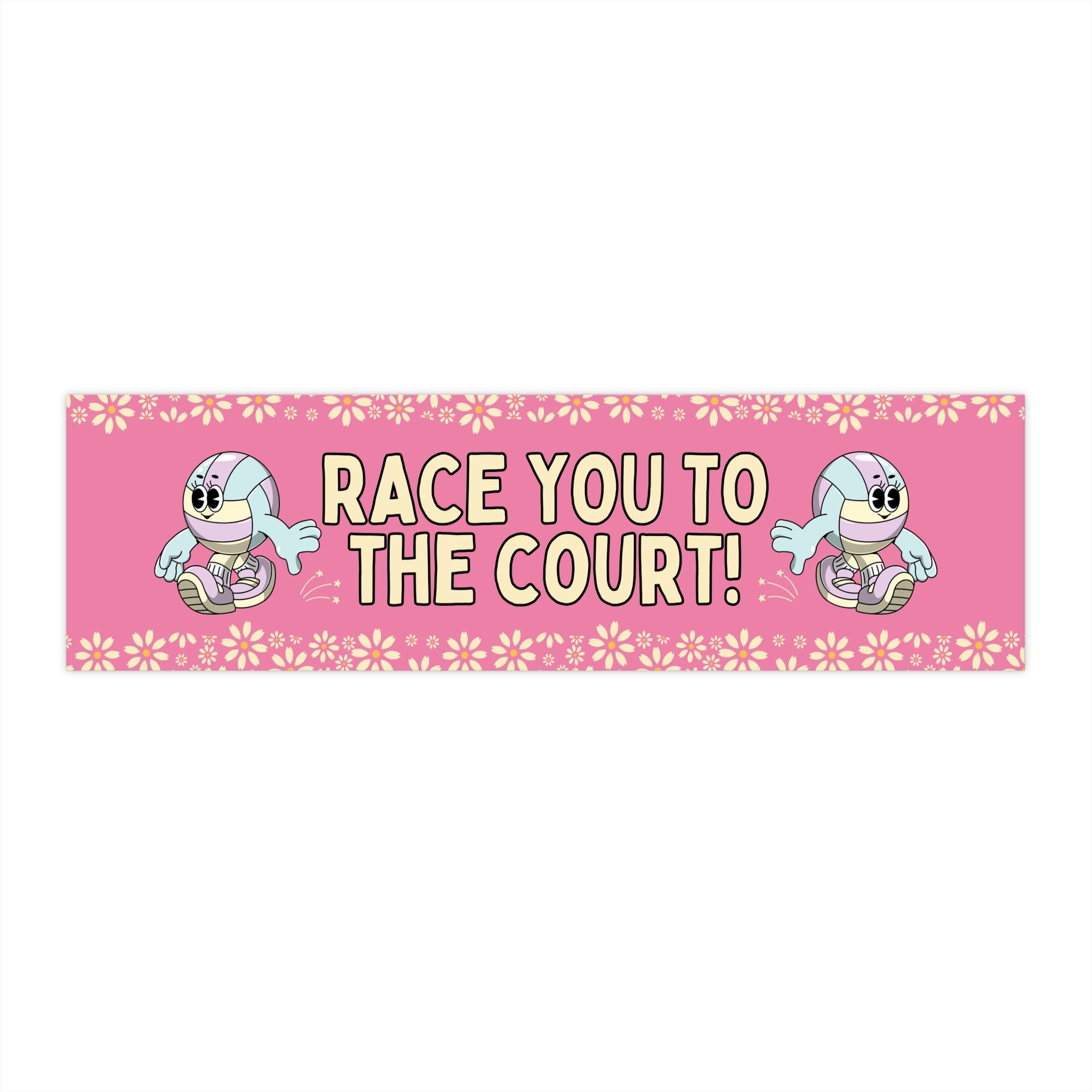 Volleyball Player Bumper Sticker for Volleyball Mom, Friend Who Plays Volleyball, 16th Birthday Gift for Daughter who Plays Volleyball - Opal and June
