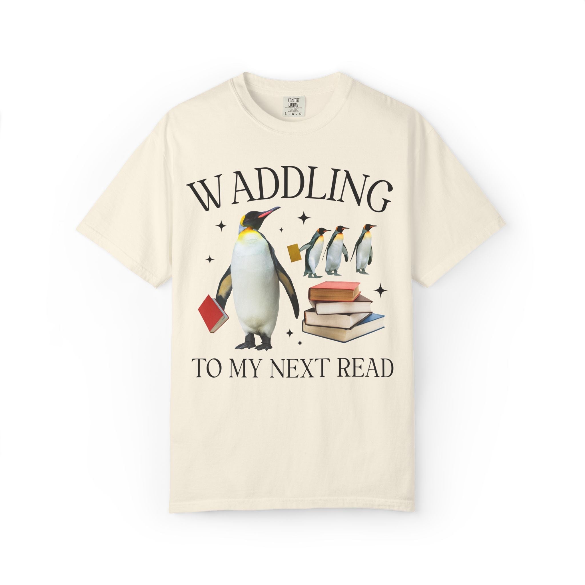 Waddling to My Next Read T-Shirt - Opal and June