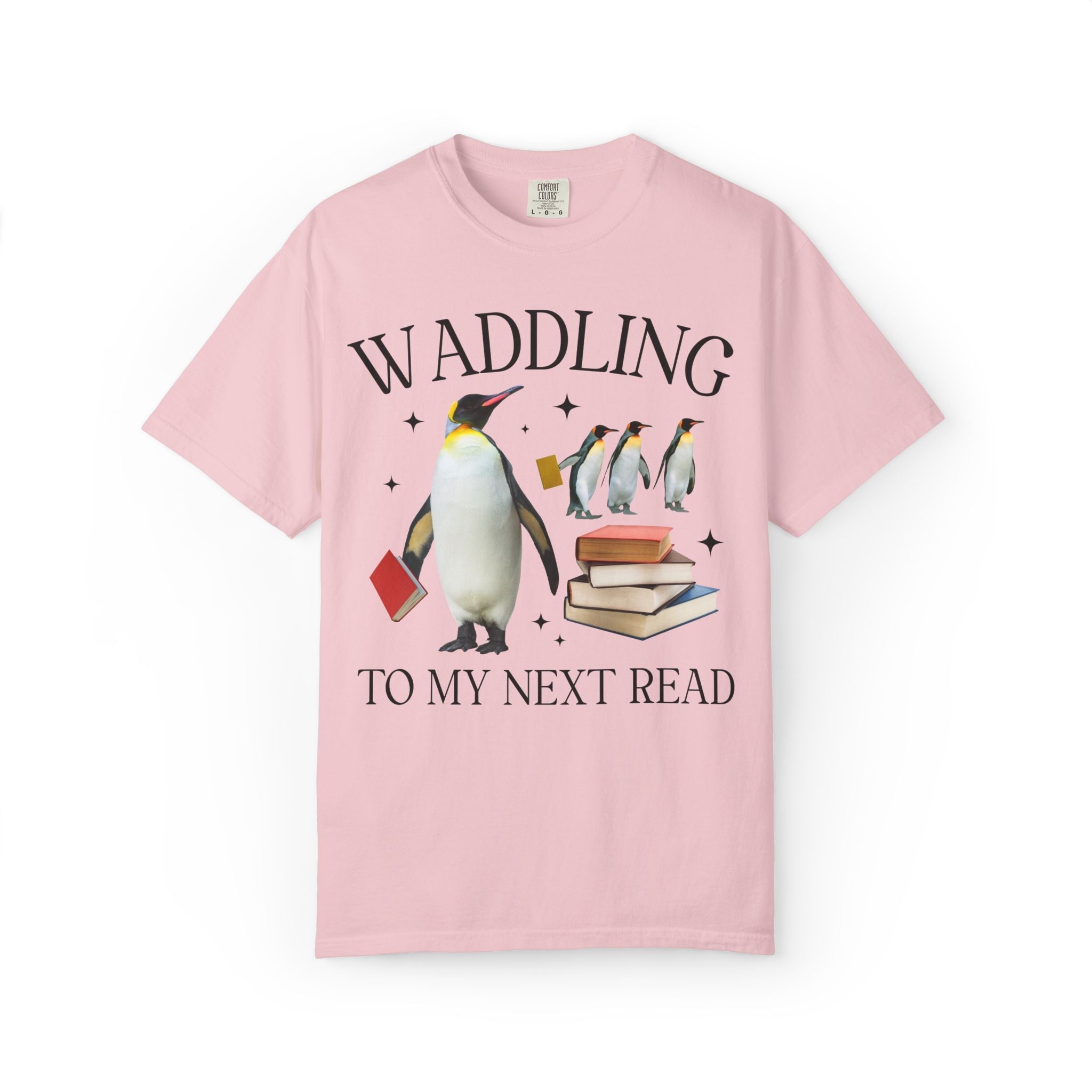 Waddling to My Next Read T-Shirt - Opal and June