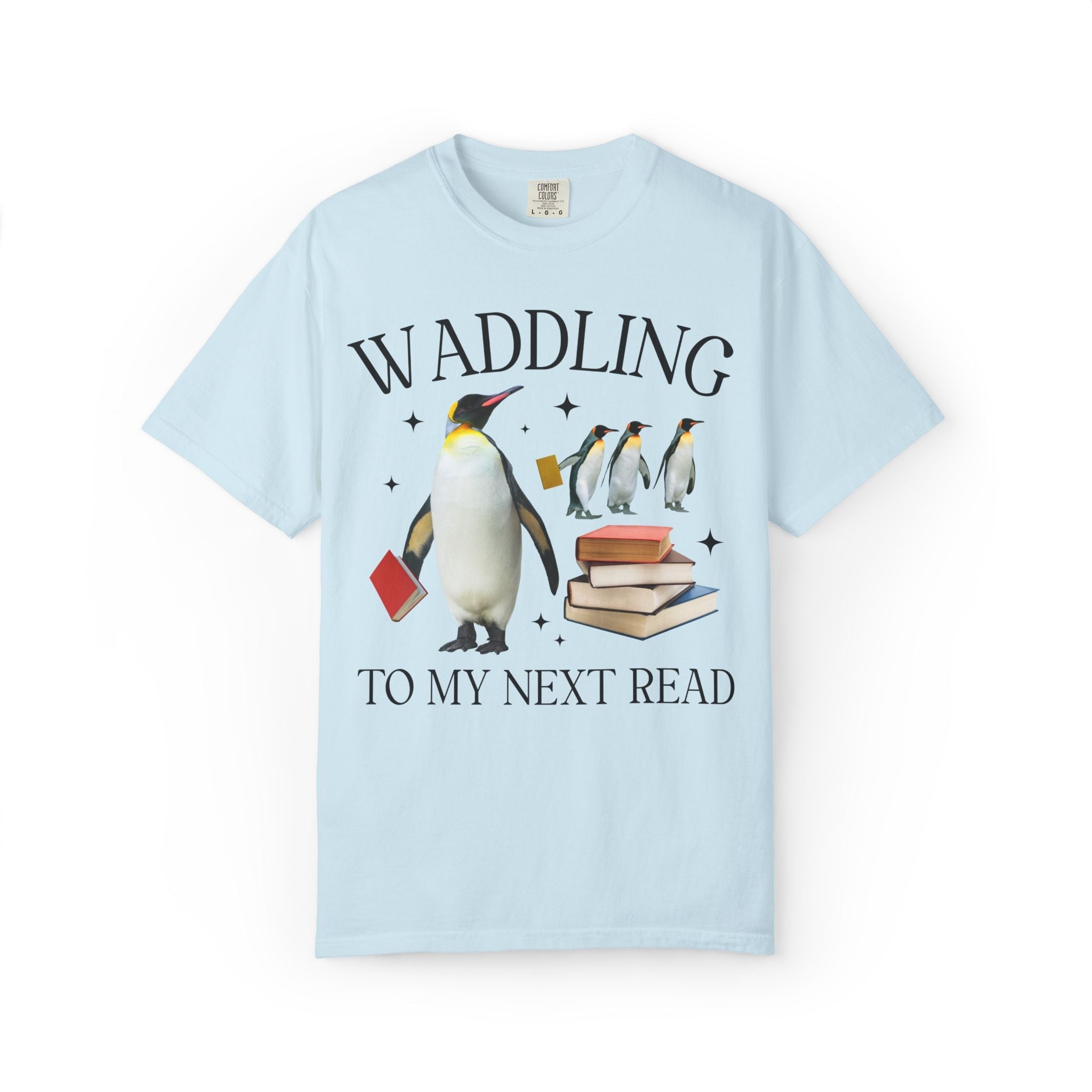 Waddling to My Next Read T-Shirt - Opal and June
