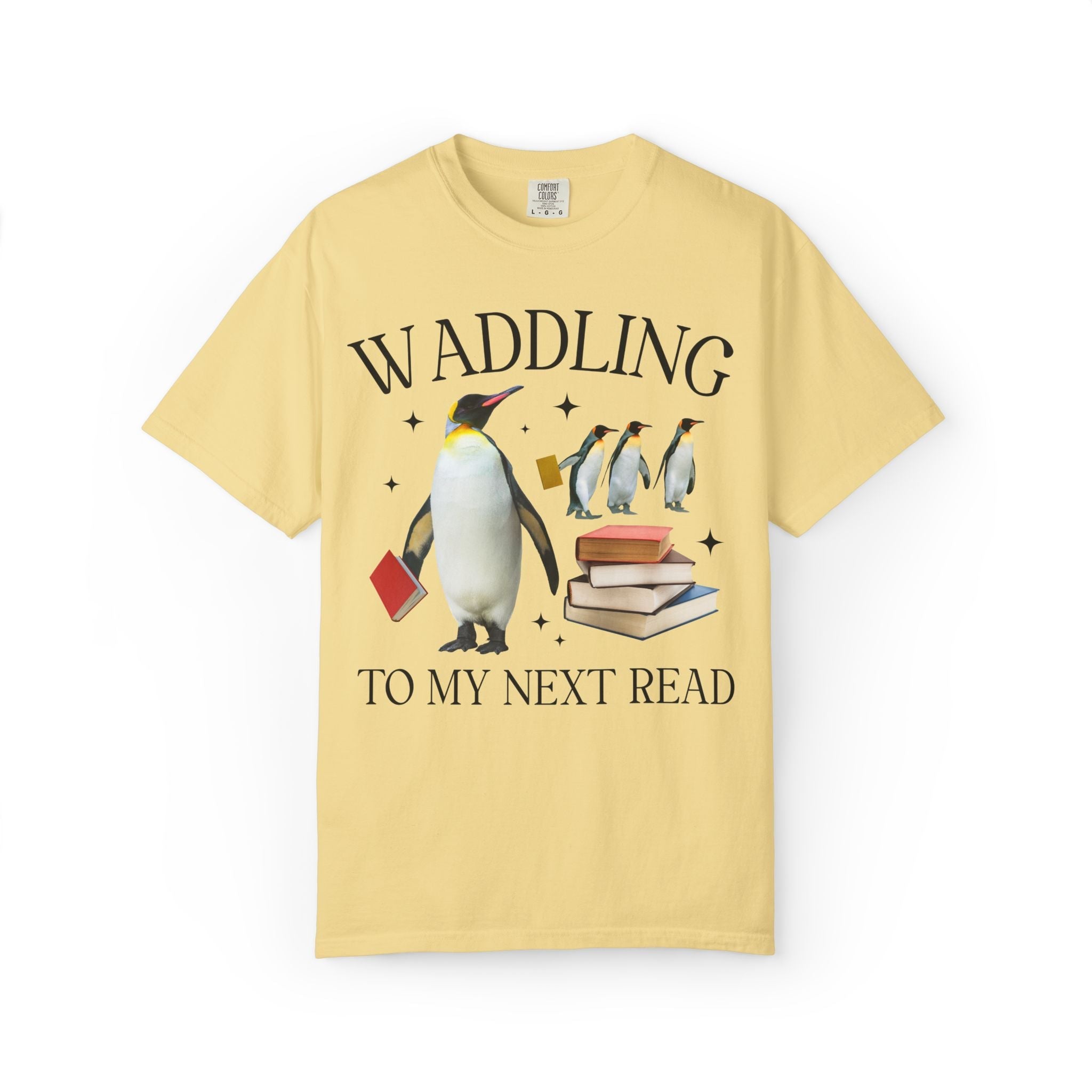 Waddling to My Next Read T-Shirt - Opal and June
